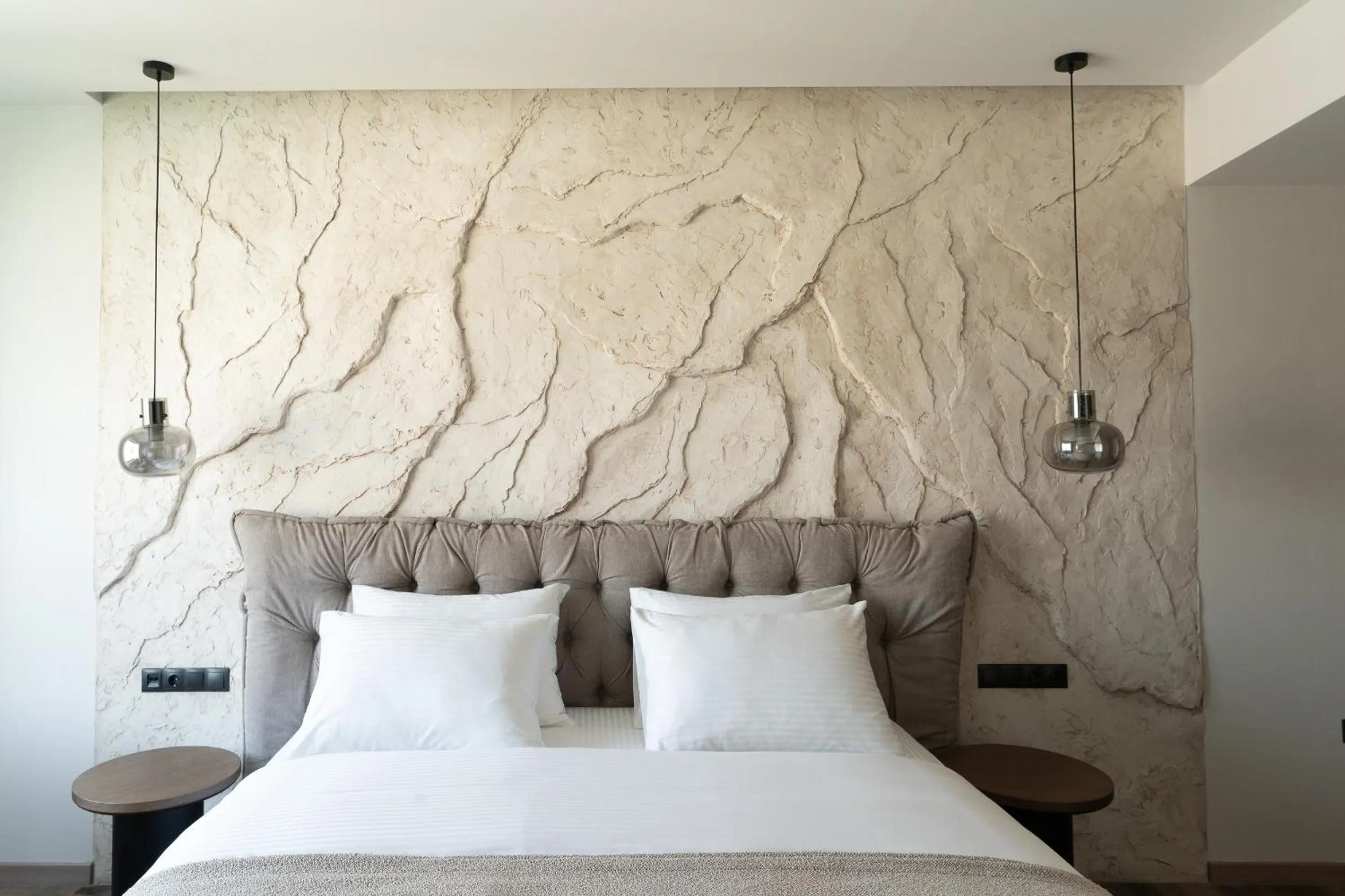 Bed in Athens Design Suites