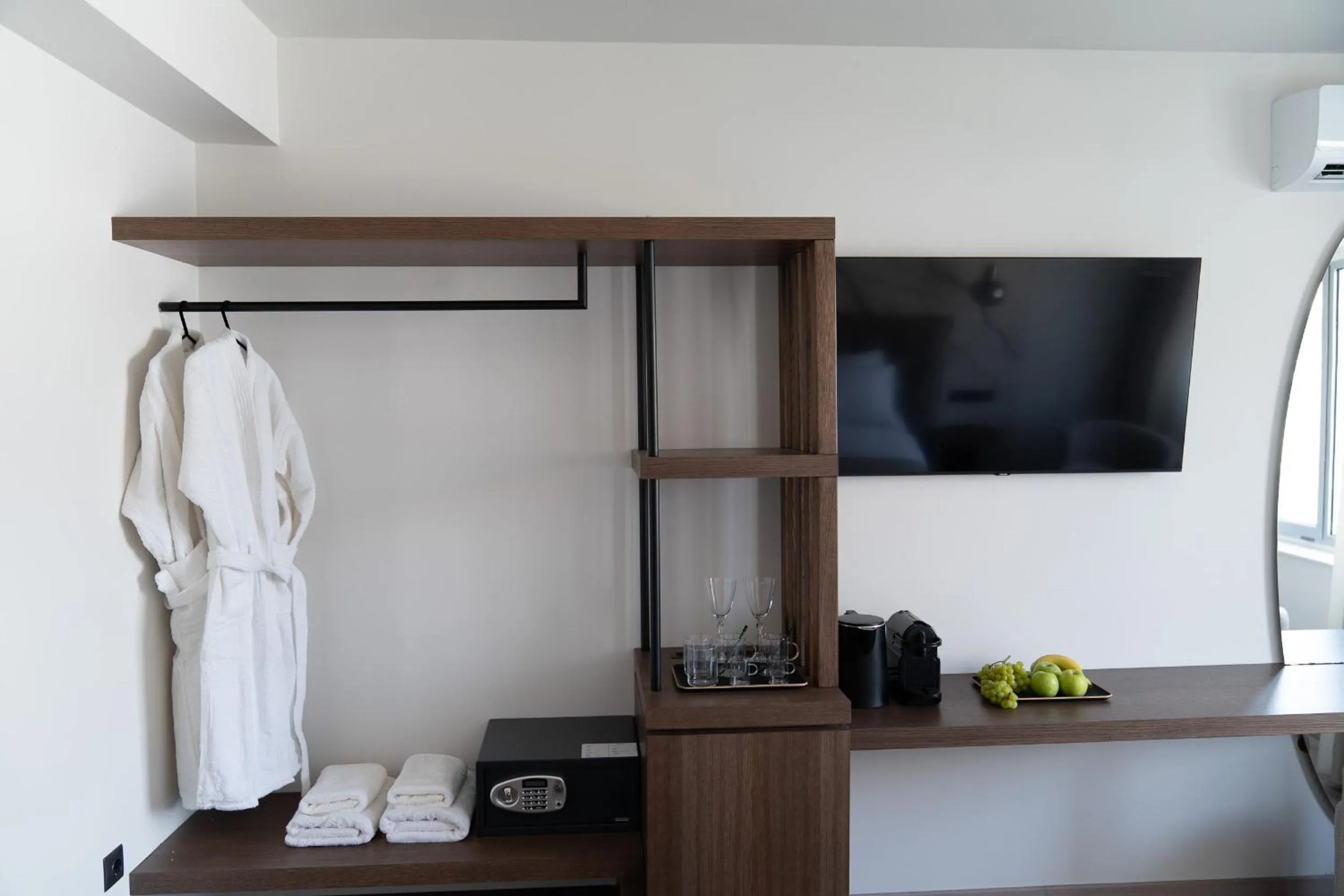 Bedroom in Athens Design Suites