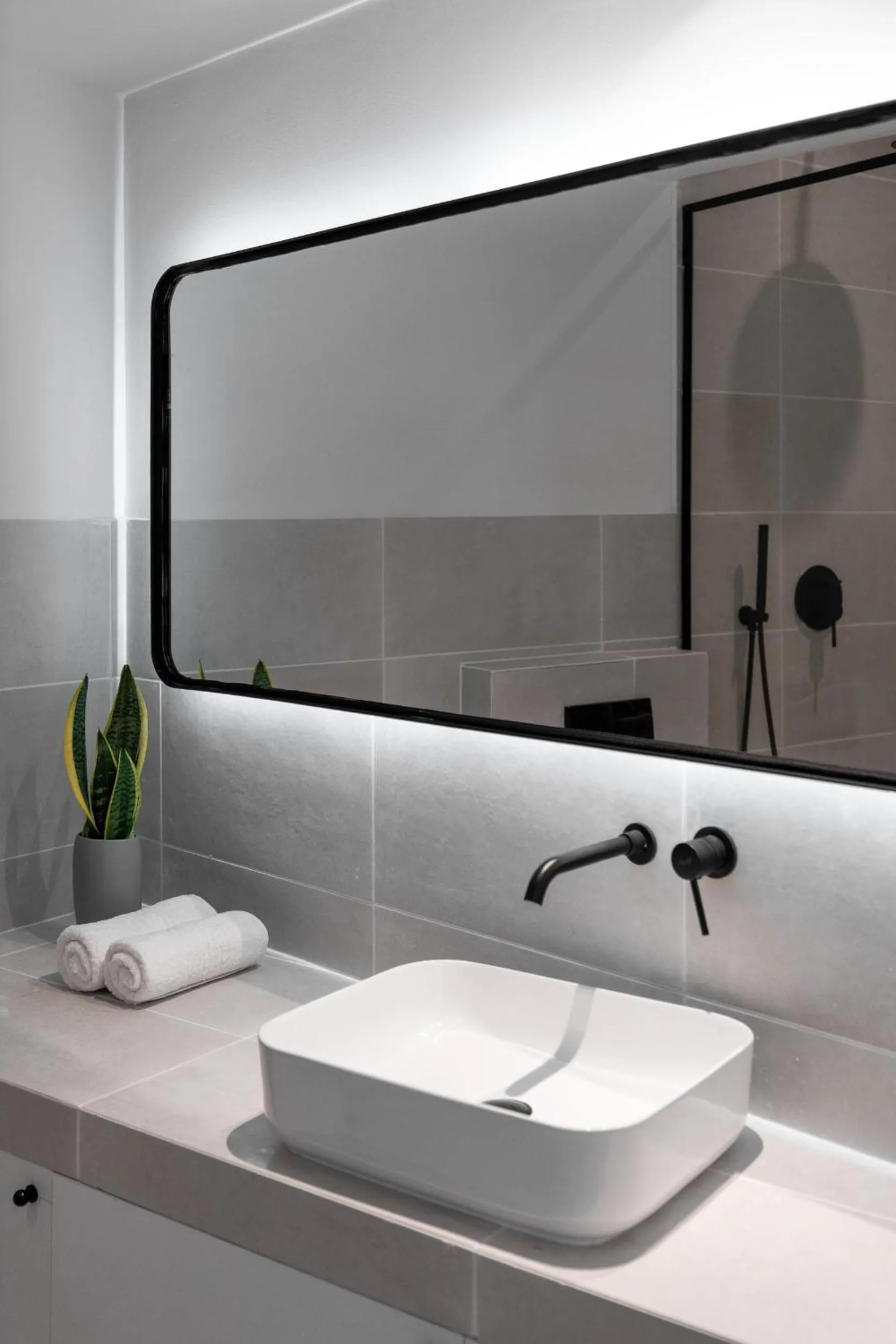 Bathroom in Athens Design Suites