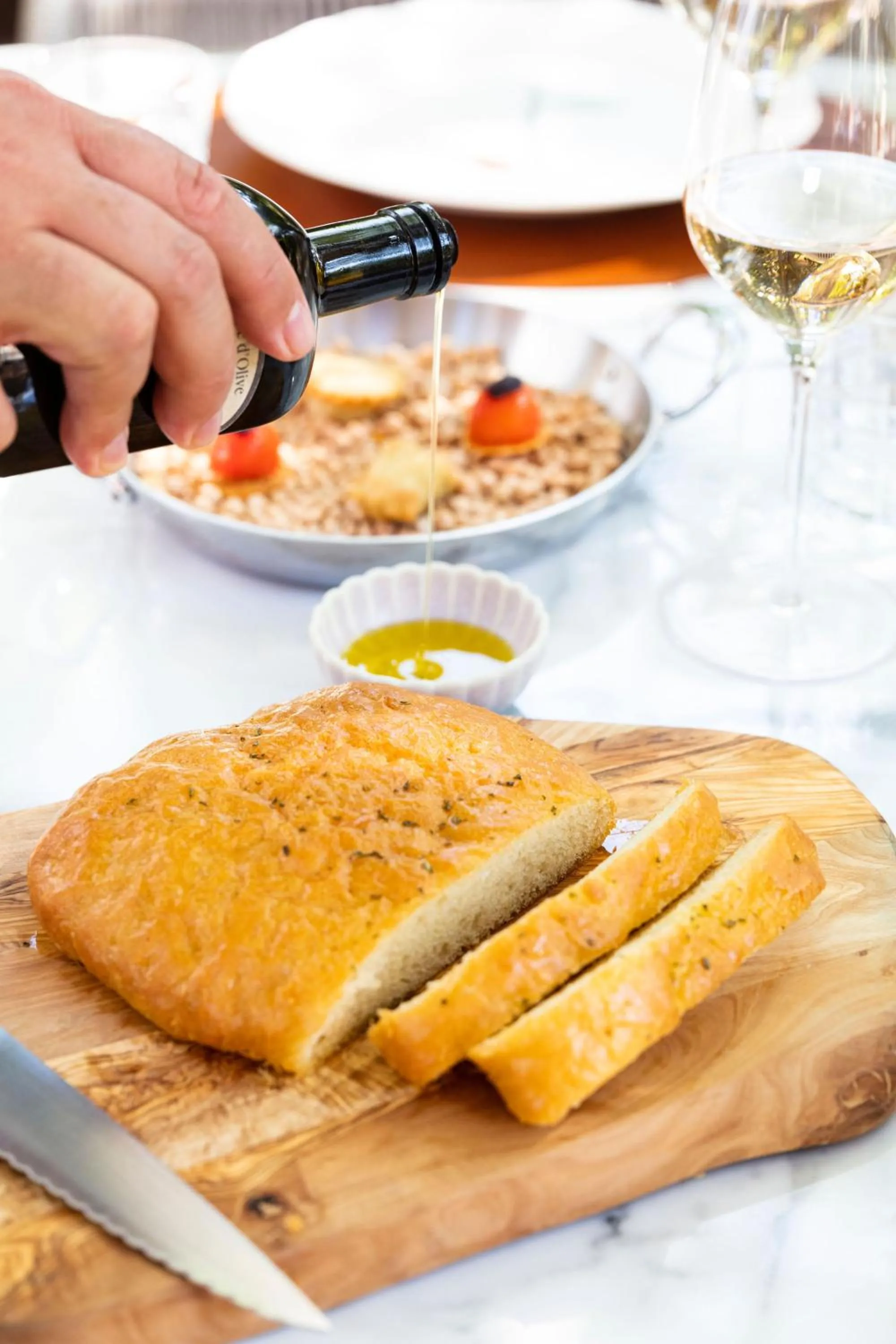 Food in Hôtel et Restaurant La Bastide Bourrelly - Mathias Dandine