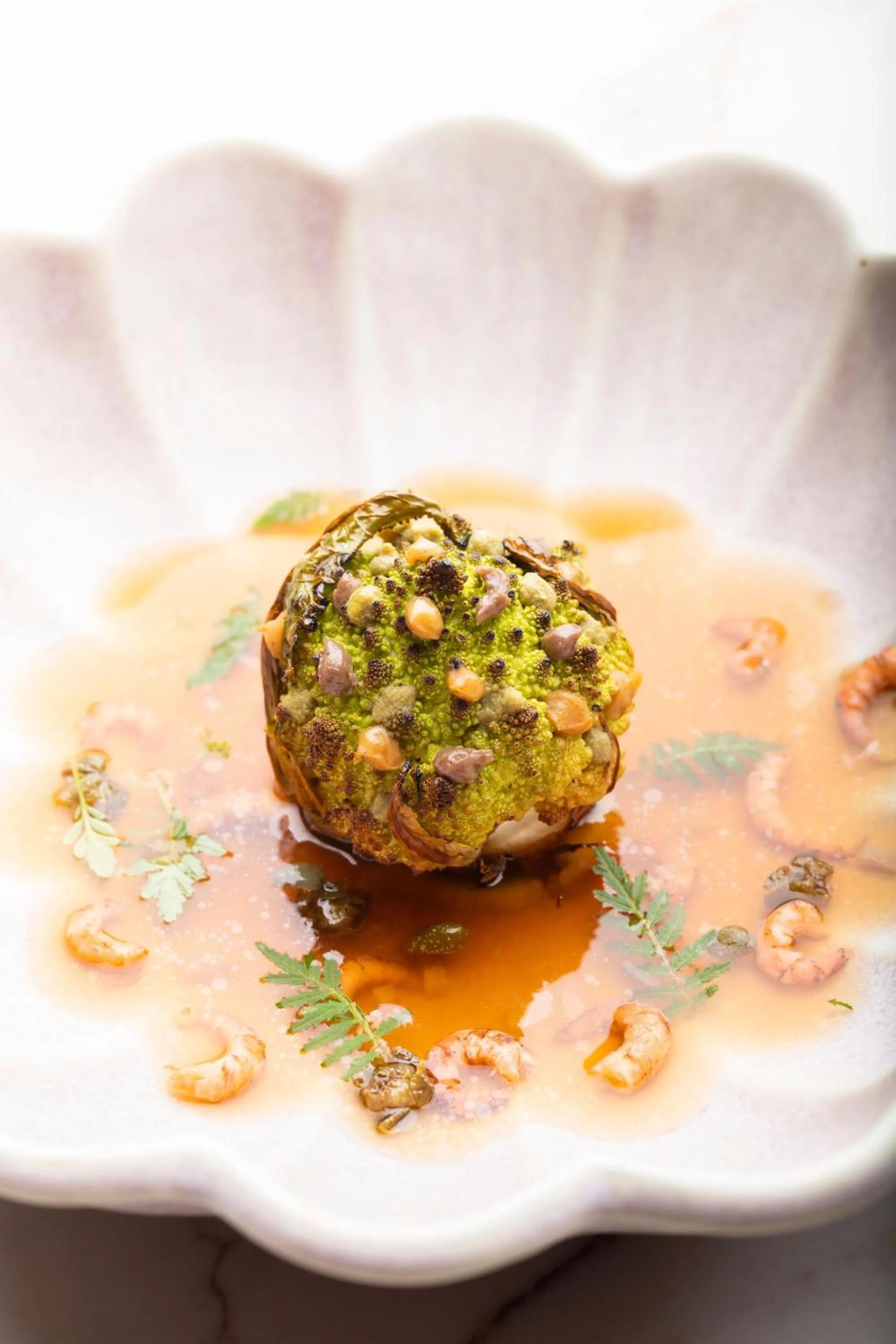 Food in Hôtel et Restaurant La Bastide Bourrelly - Mathias Dandine