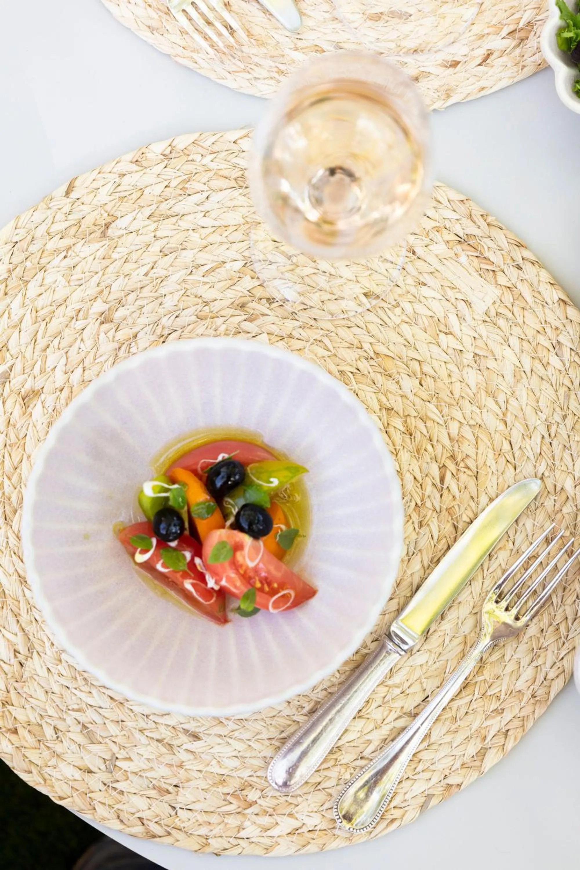 Food in Hôtel et Restaurant La Bastide Bourrelly - Mathias Dandine