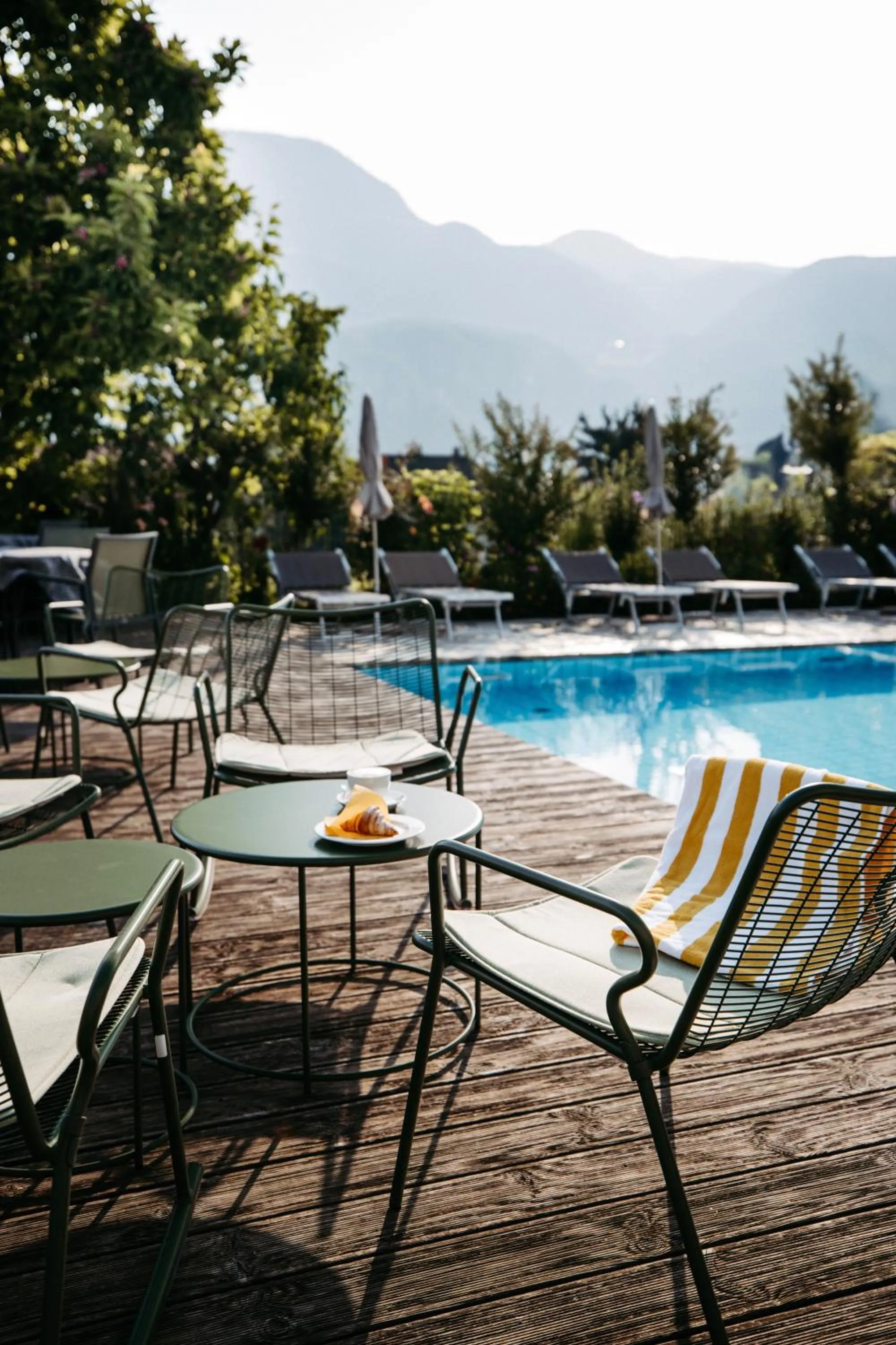 Swimming pool in Hotel Gantkofel