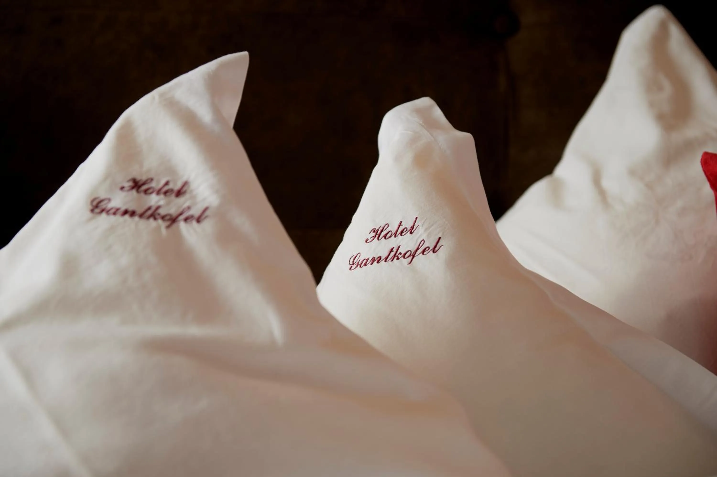 Bed in Hotel Gantkofel