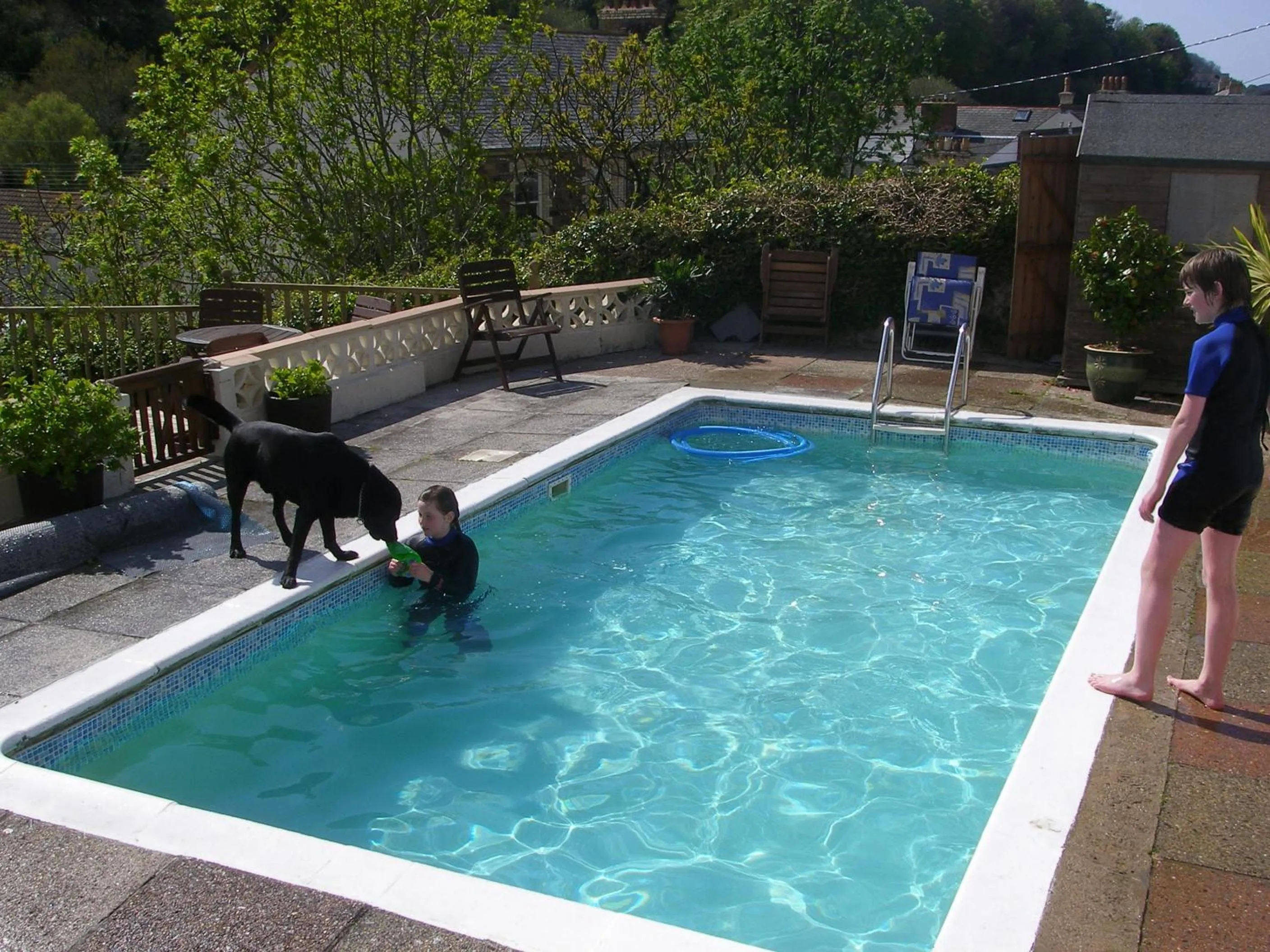 Swimming pool in Saffron House