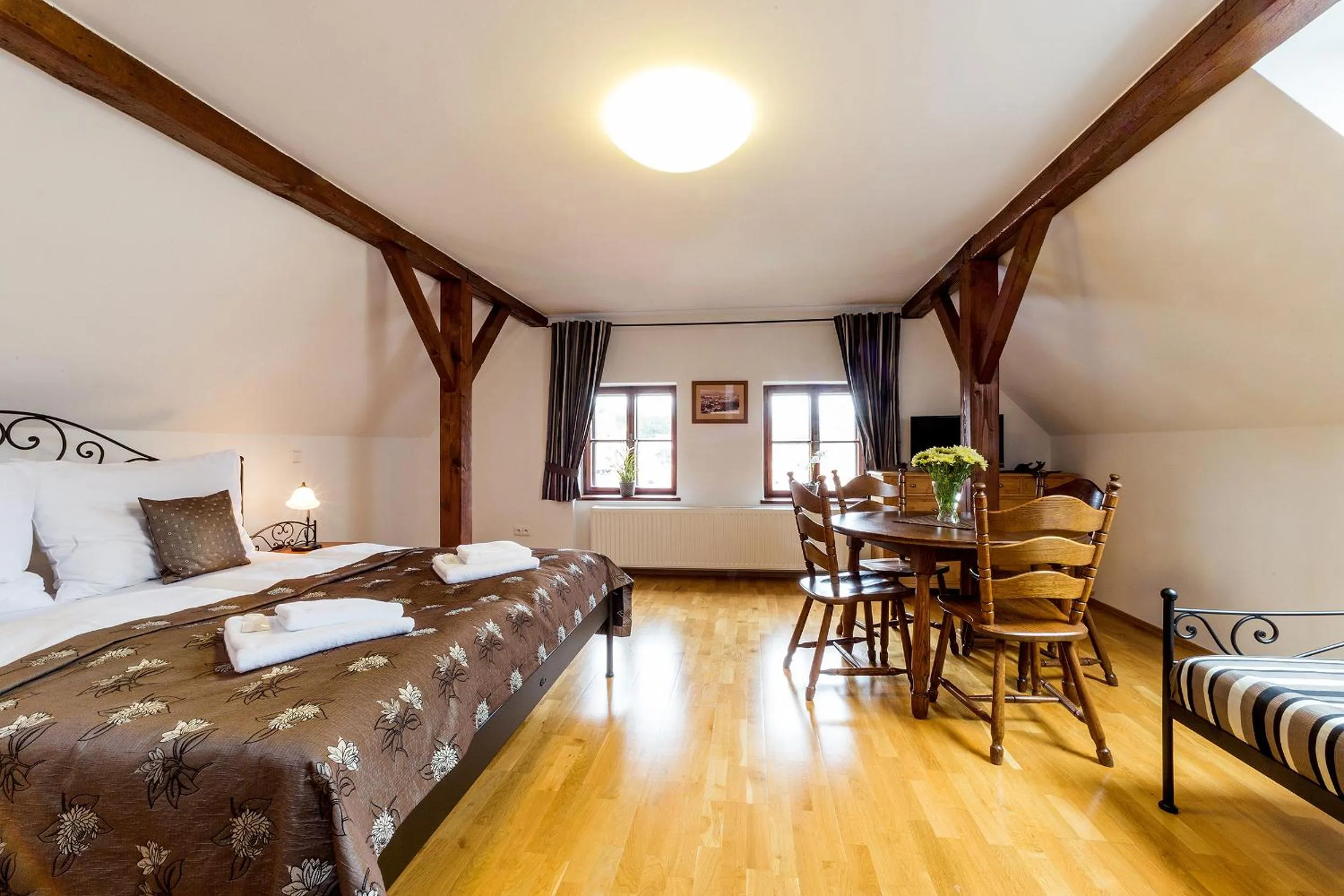 Living room, Bed in Vila Krumlov