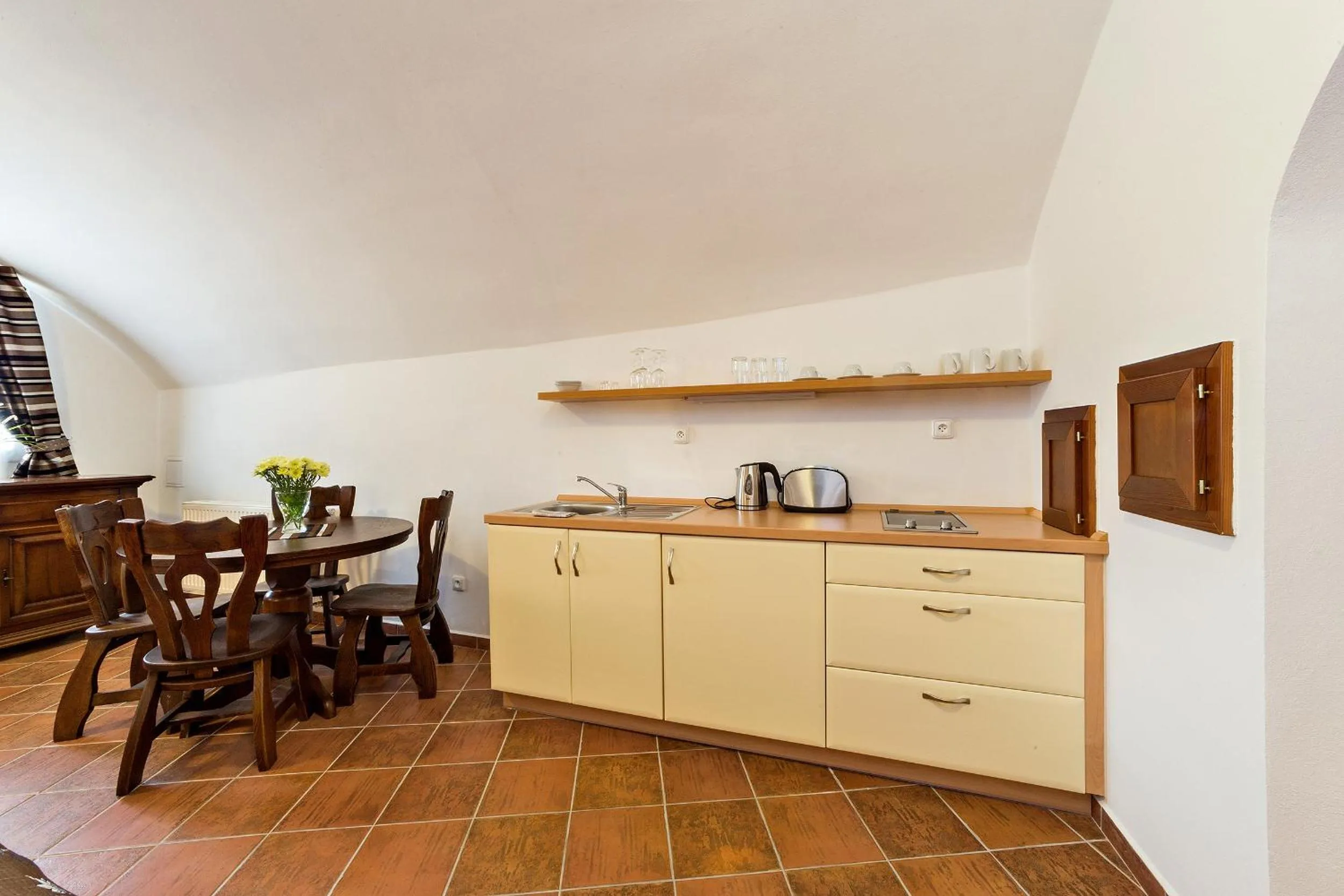 Kitchen or kitchenette in Vila Krumlov