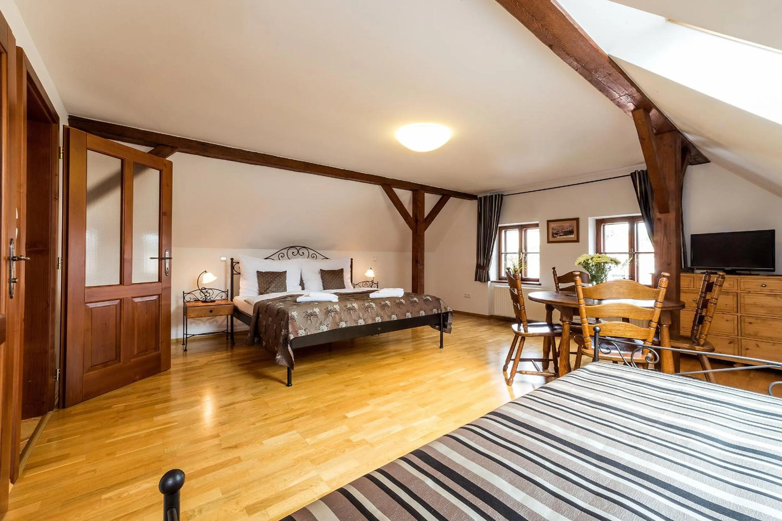 Living room, Bed in Vila Krumlov