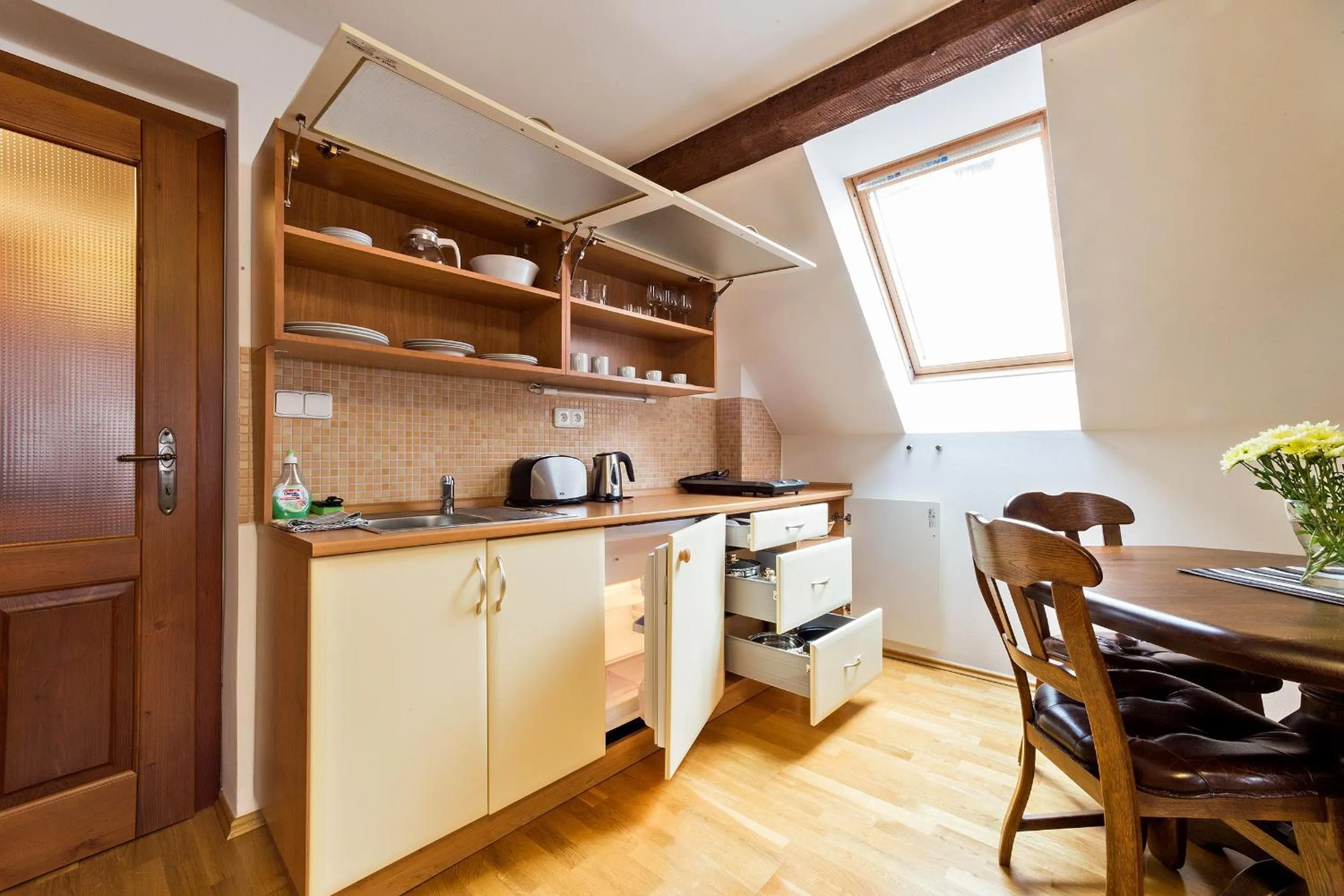 Kitchen or kitchenette in Vila Krumlov