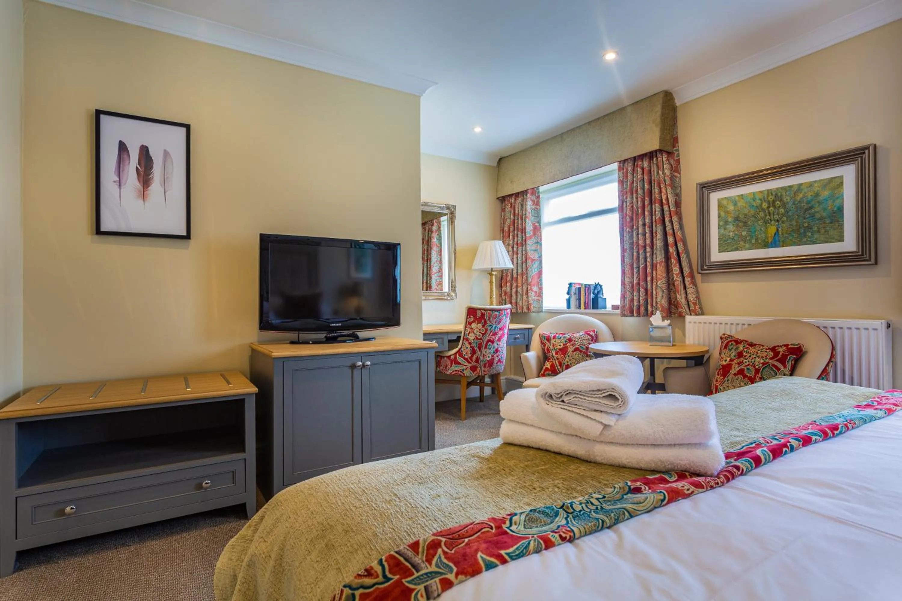 Bedroom, Bed in The Talbot Hotel, Oundle , Near Peterborough - The Coaching Inn Group
