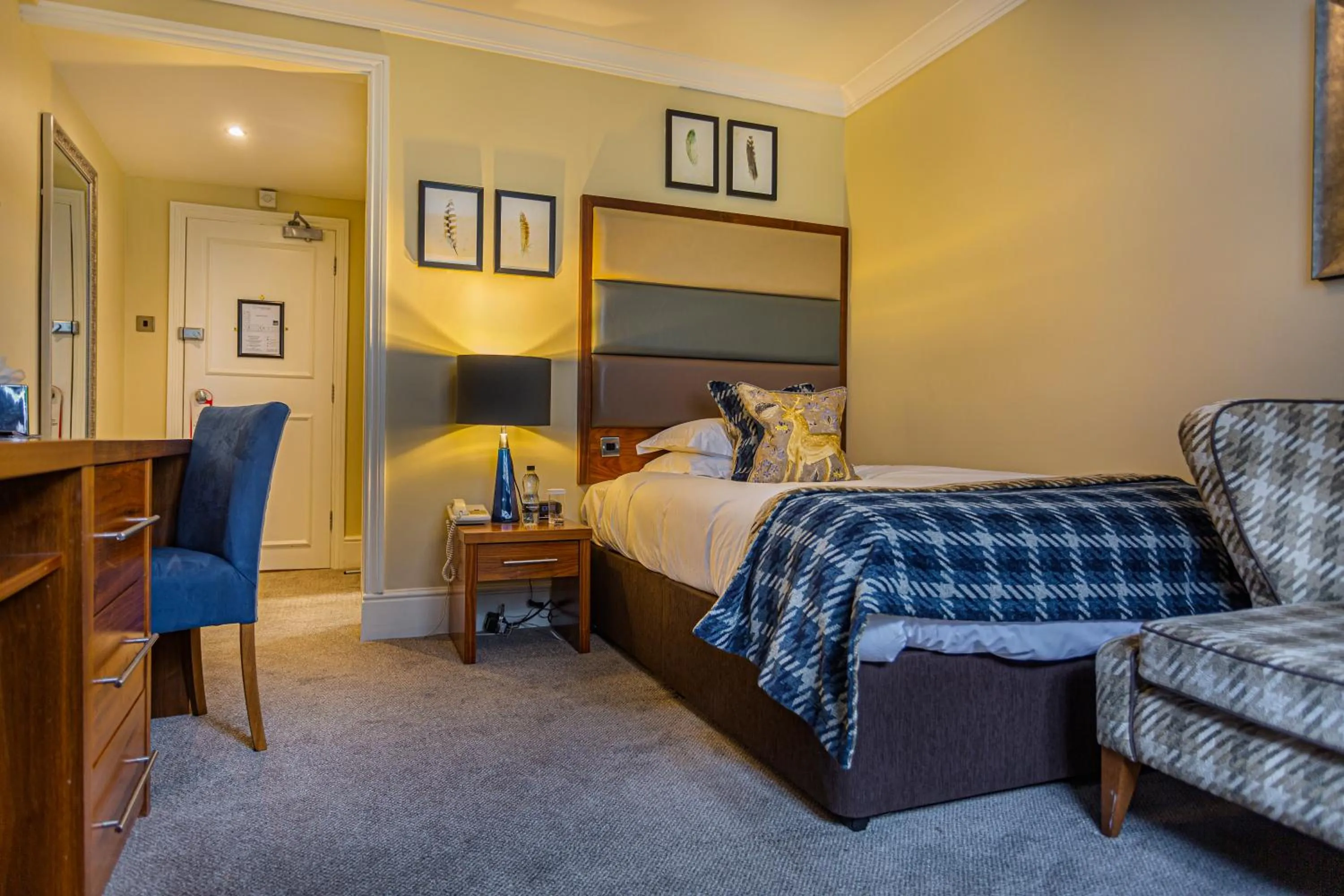 Bedroom, Bed in The Talbot Hotel, Oundle , Near Peterborough - The Coaching Inn Group
