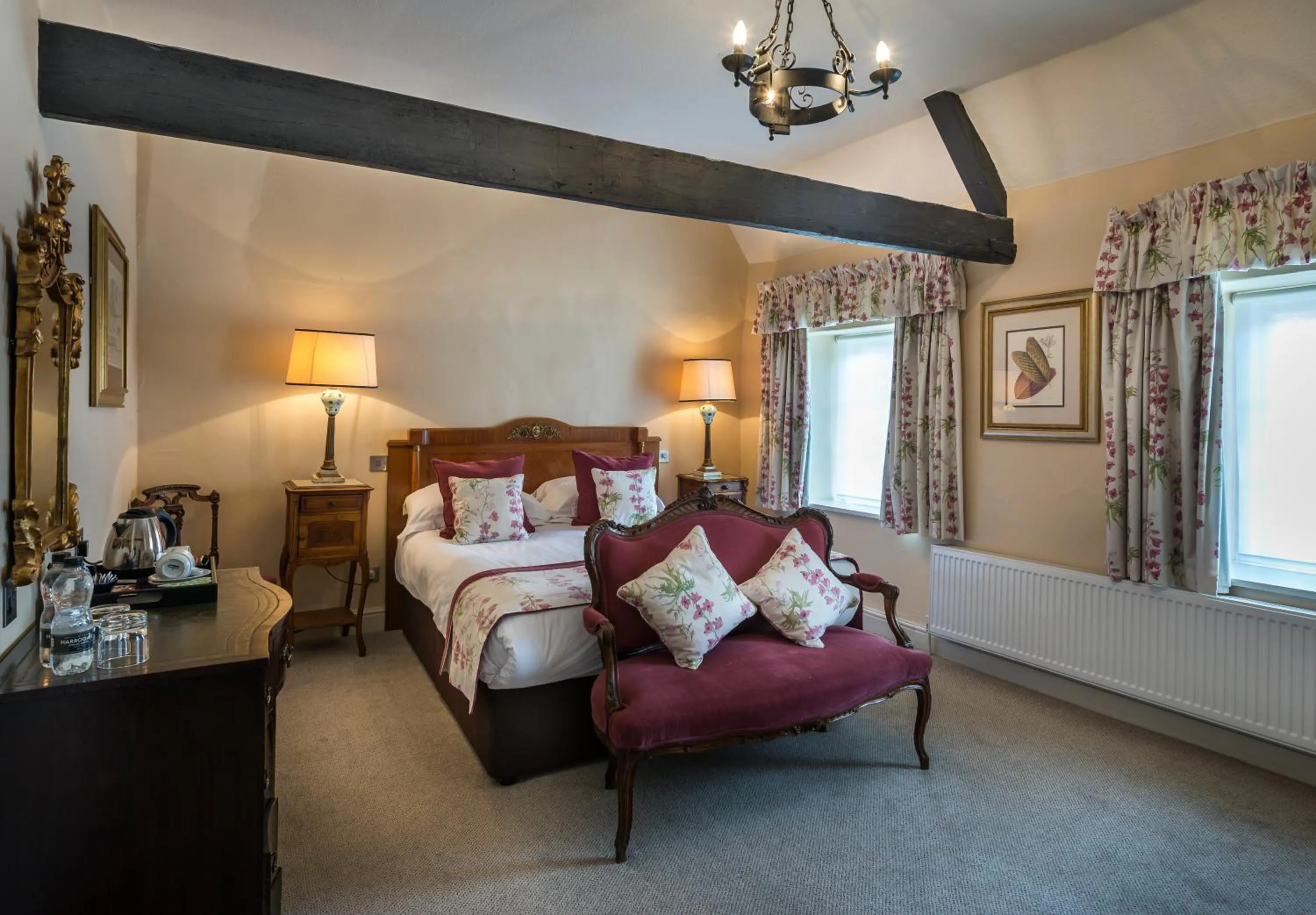 Bedroom, Bed in The Talbot Hotel, Oundle , Near Peterborough - The Coaching Inn Group