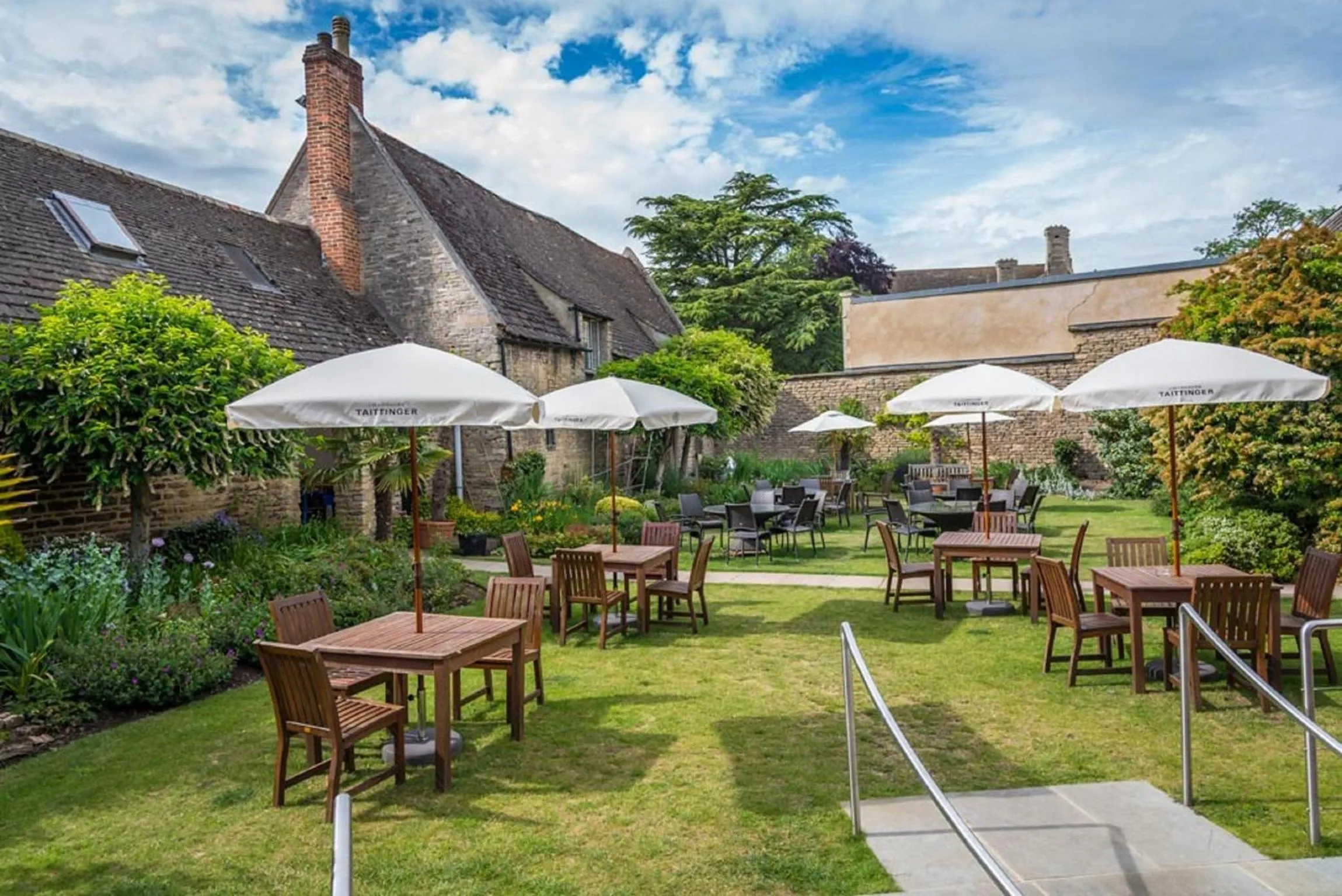 Garden in The Talbot Hotel, Oundle , Near Peterborough - The Coaching Inn Group