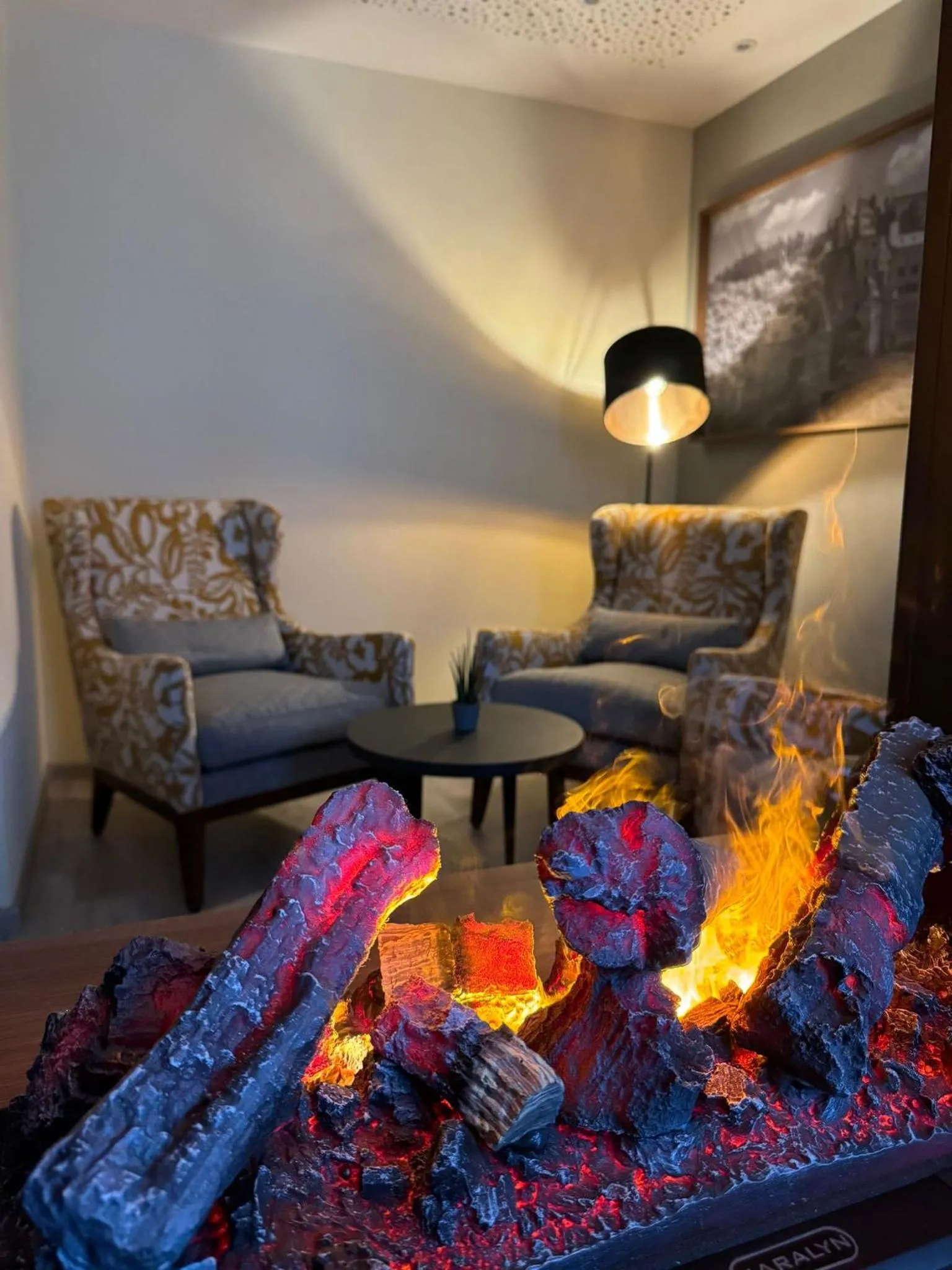 Communal lounge/ TV room in Hotel Burgfrieden