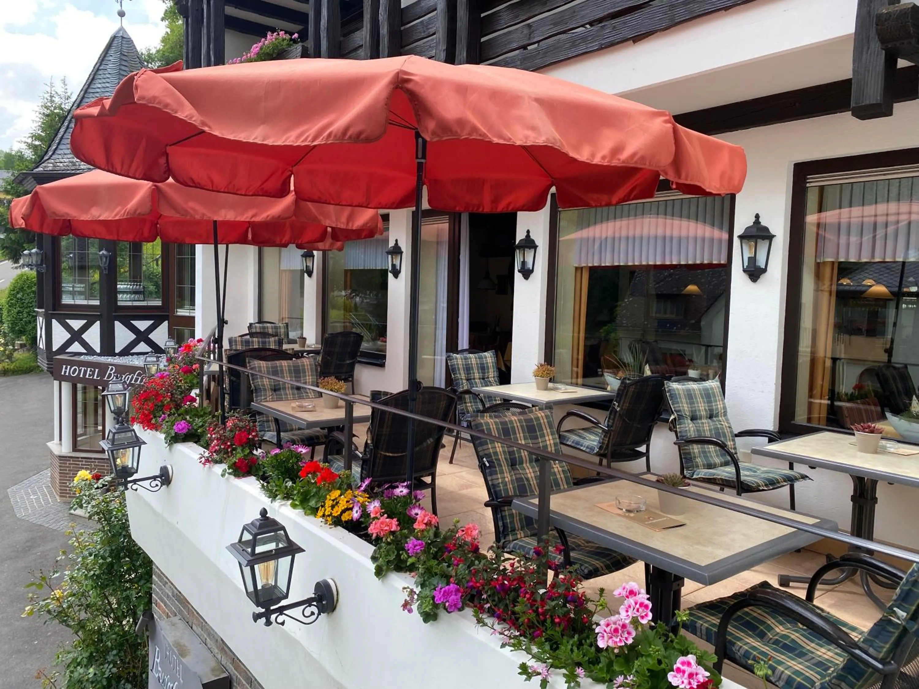 Balcony/Terrace in Hotel Burgfrieden