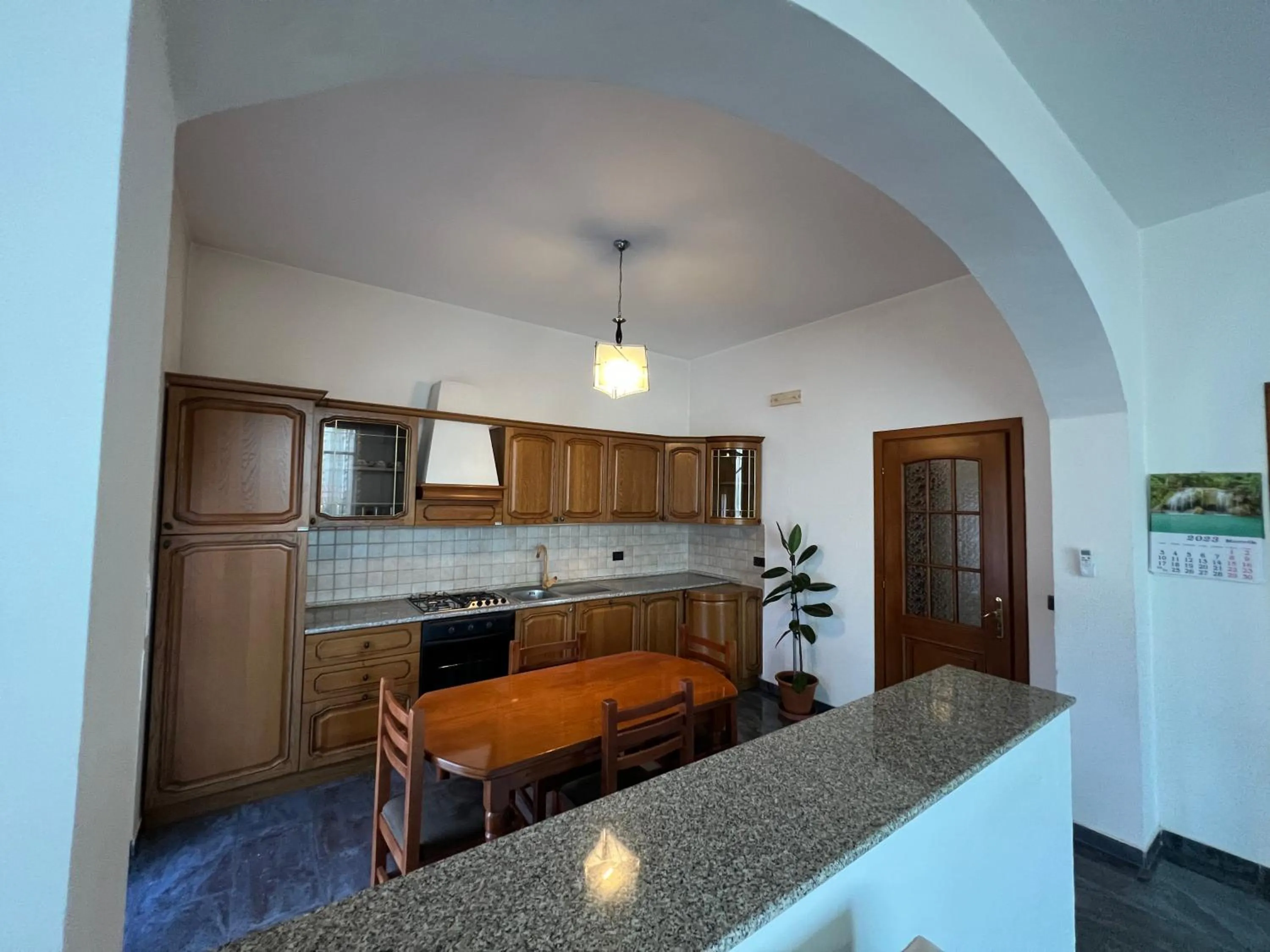 Kitchen or kitchenette in Green Garden Villa