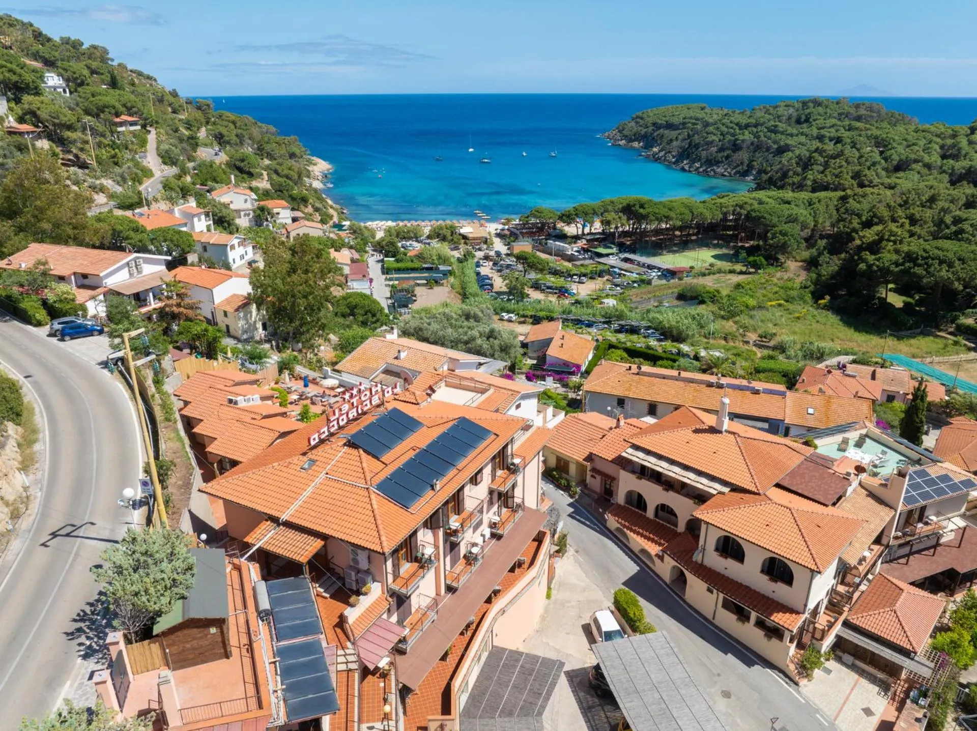 Bird's eye view in Hotel Lo Scirocco
