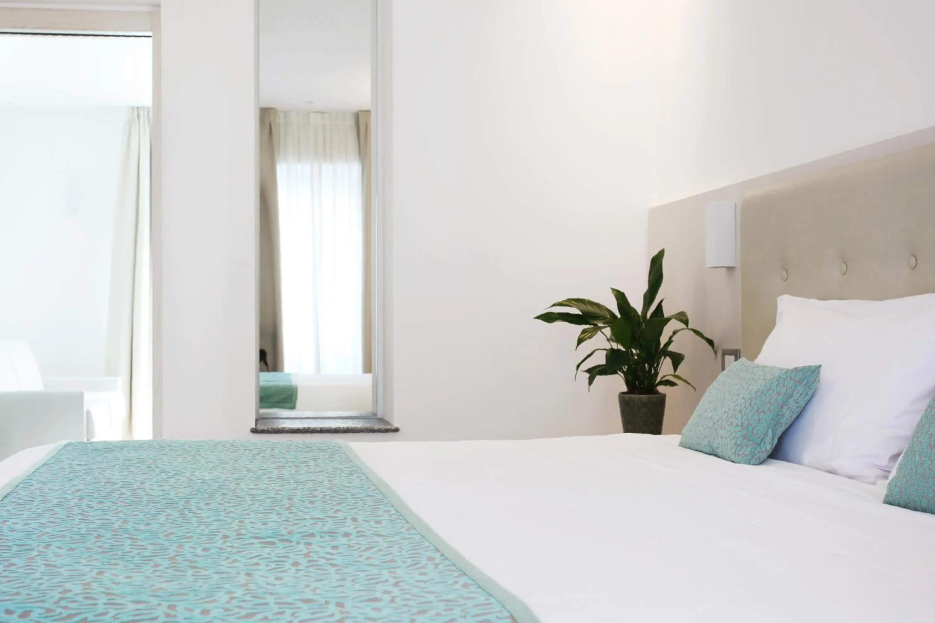 Bedroom, Bed in Hotel Ponti