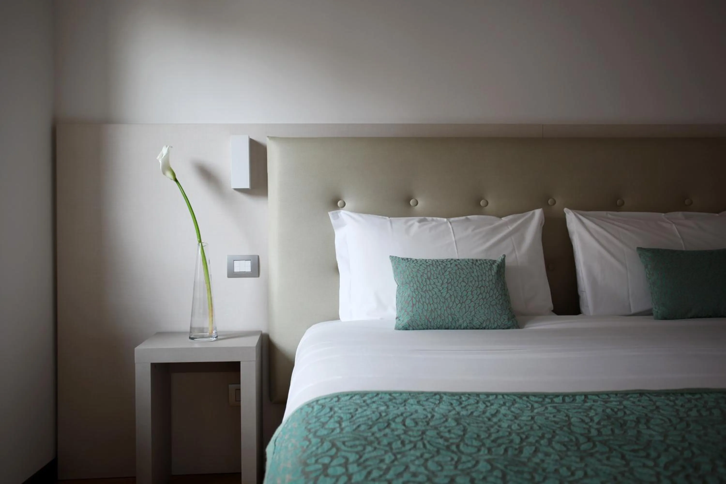 Bedroom, Bed in Hotel Ponti