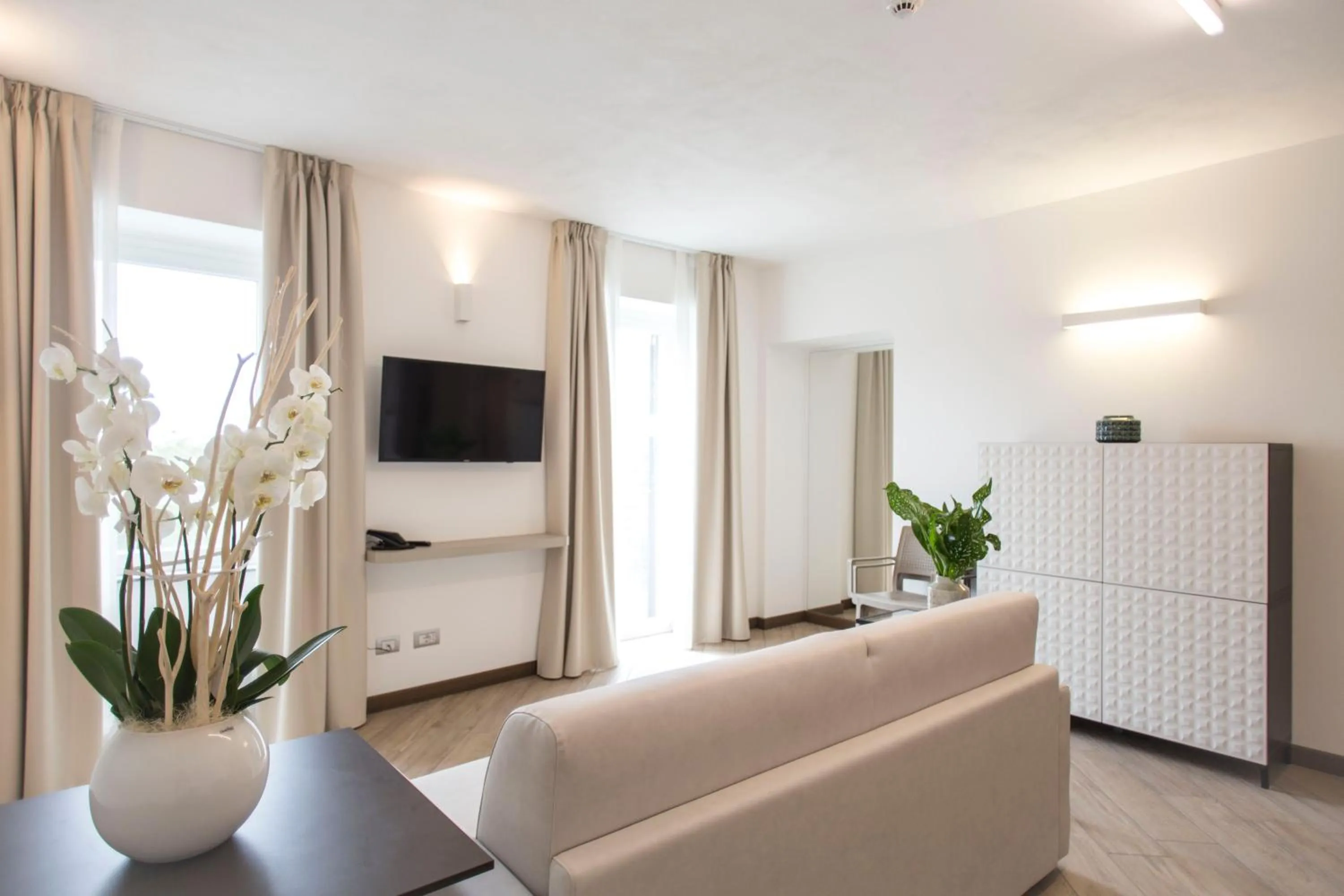 Seating area in Hotel Ponti