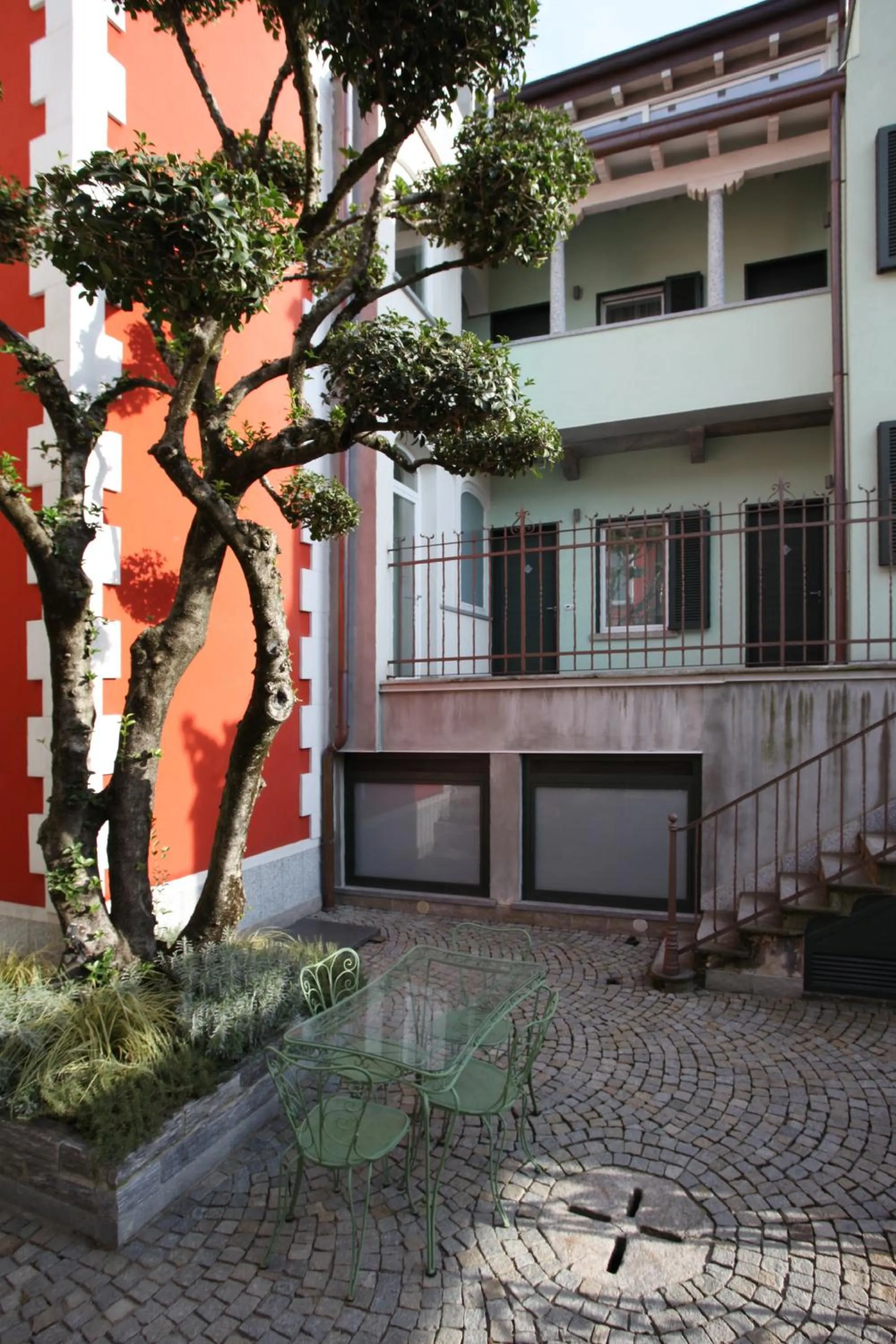 Garden view in Hotel Ponti