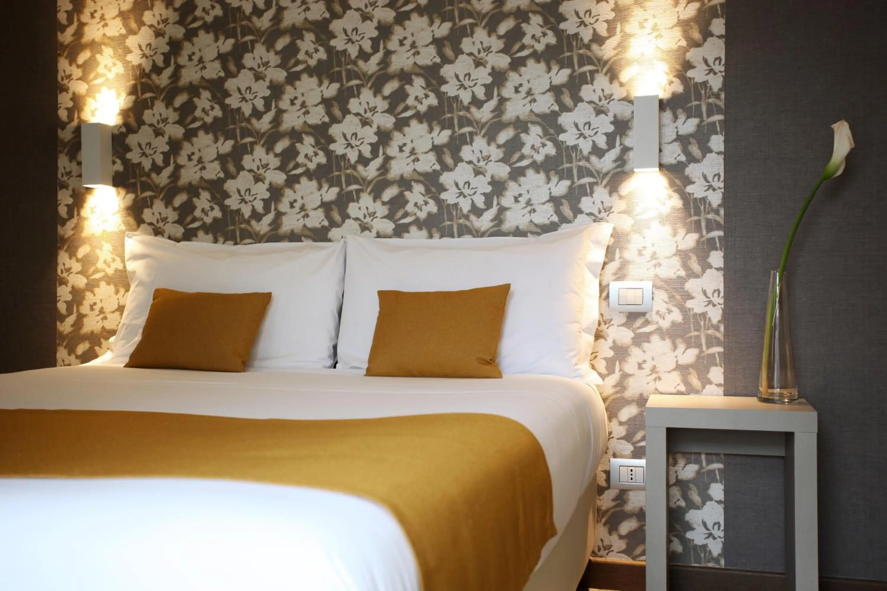 Bedroom, Bed in Hotel Ponti