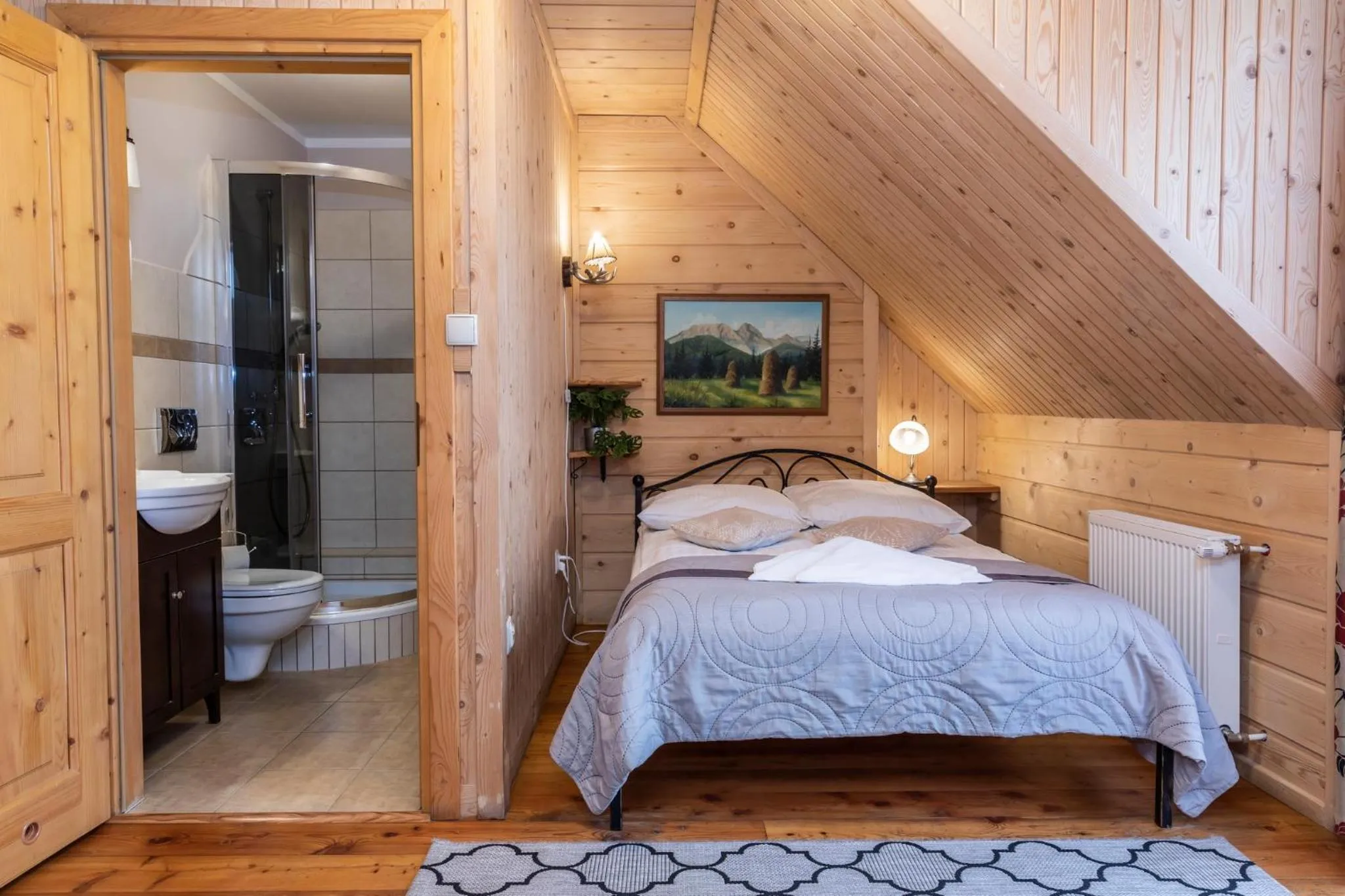 Bathroom, Bed in Willa u Jadzi