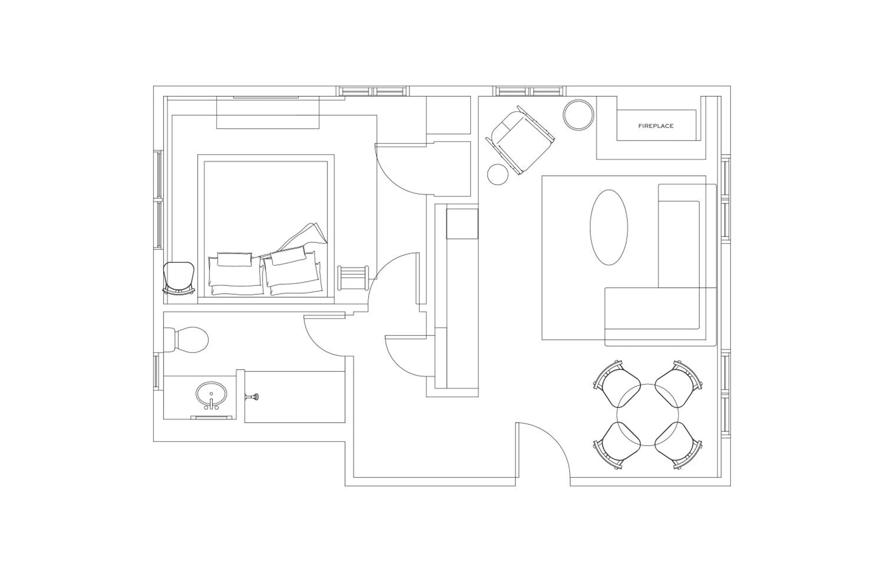 Floor plan in AWOL Stowe