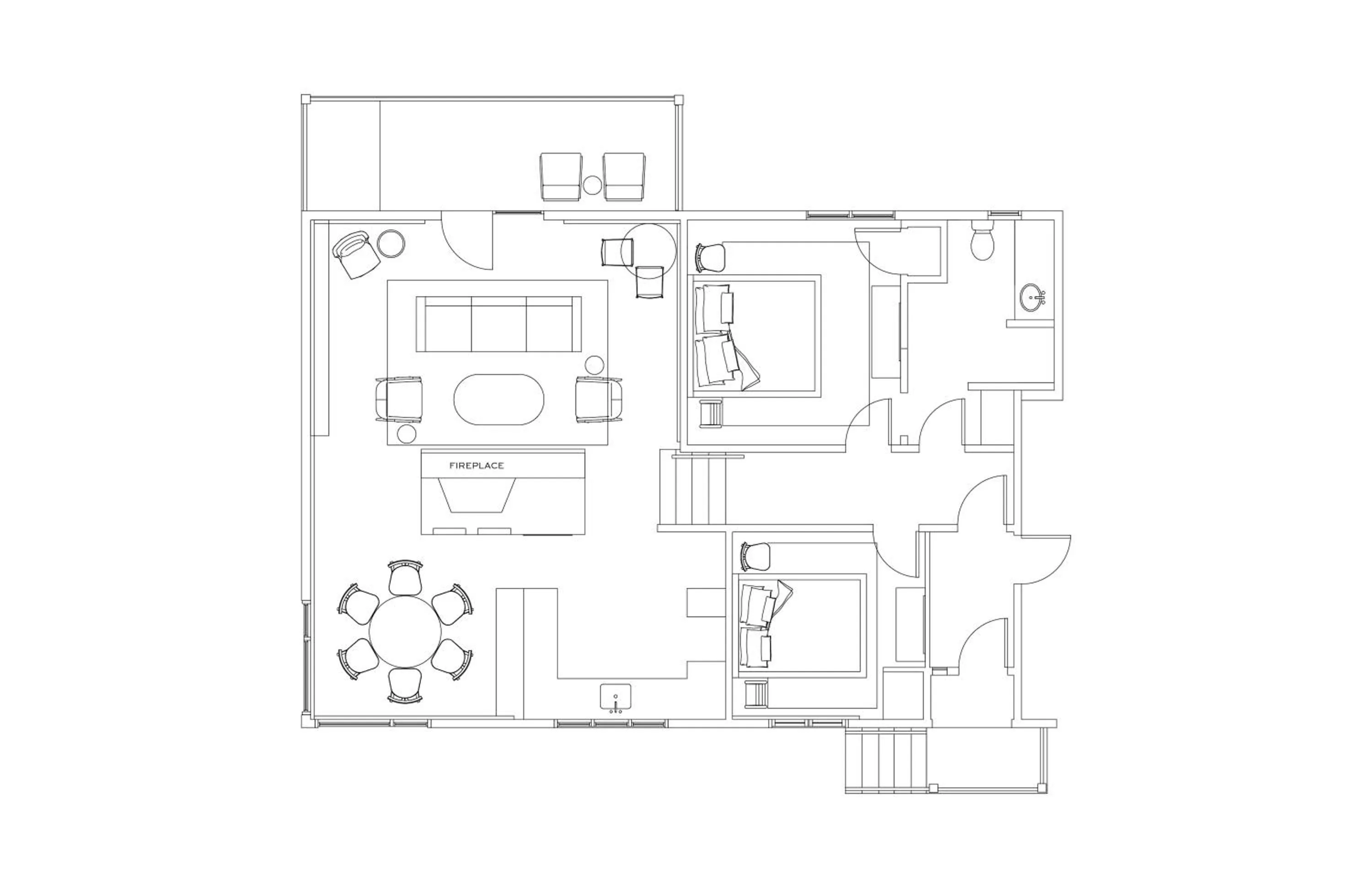 Floor plan in AWOL Stowe