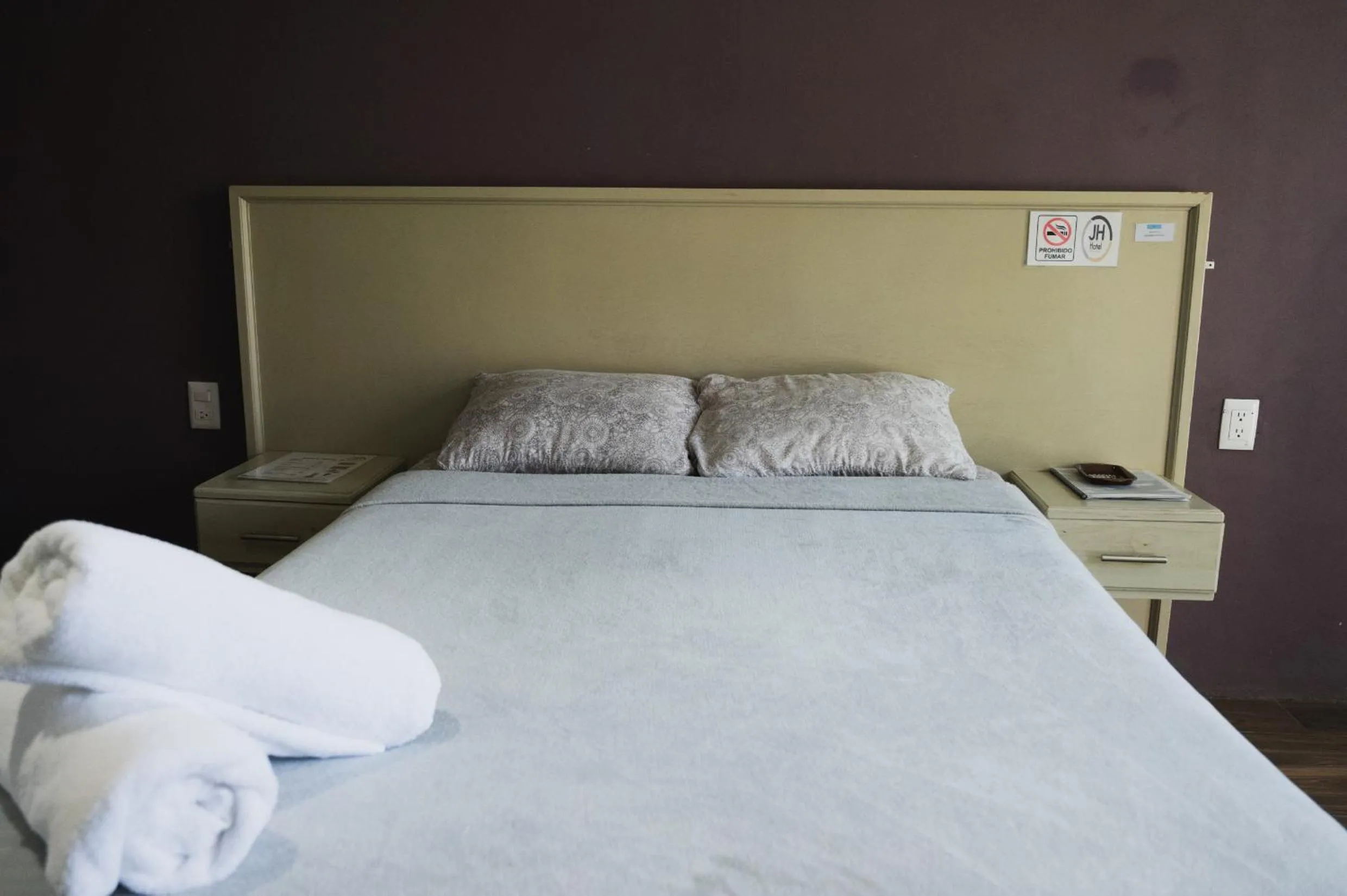 Bed in JH Hotel Tlatlauqui