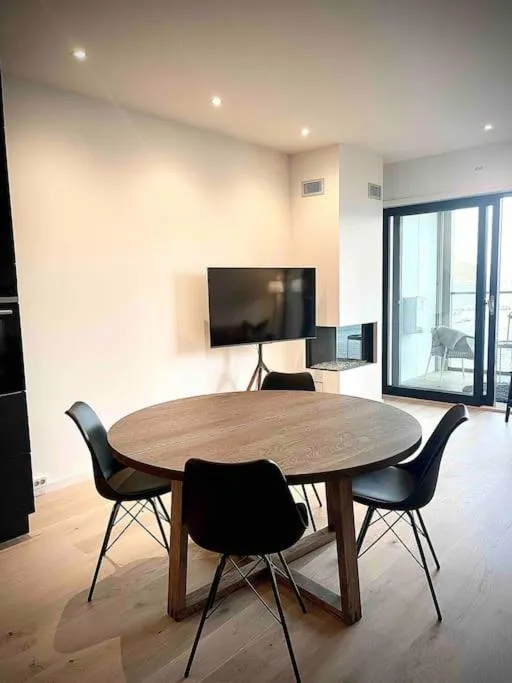 Living room in Vervet apartment