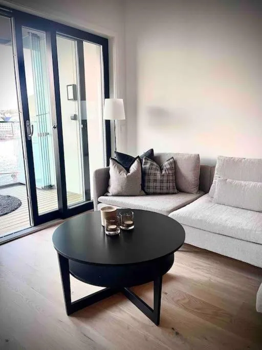 Living room in Vervet apartment