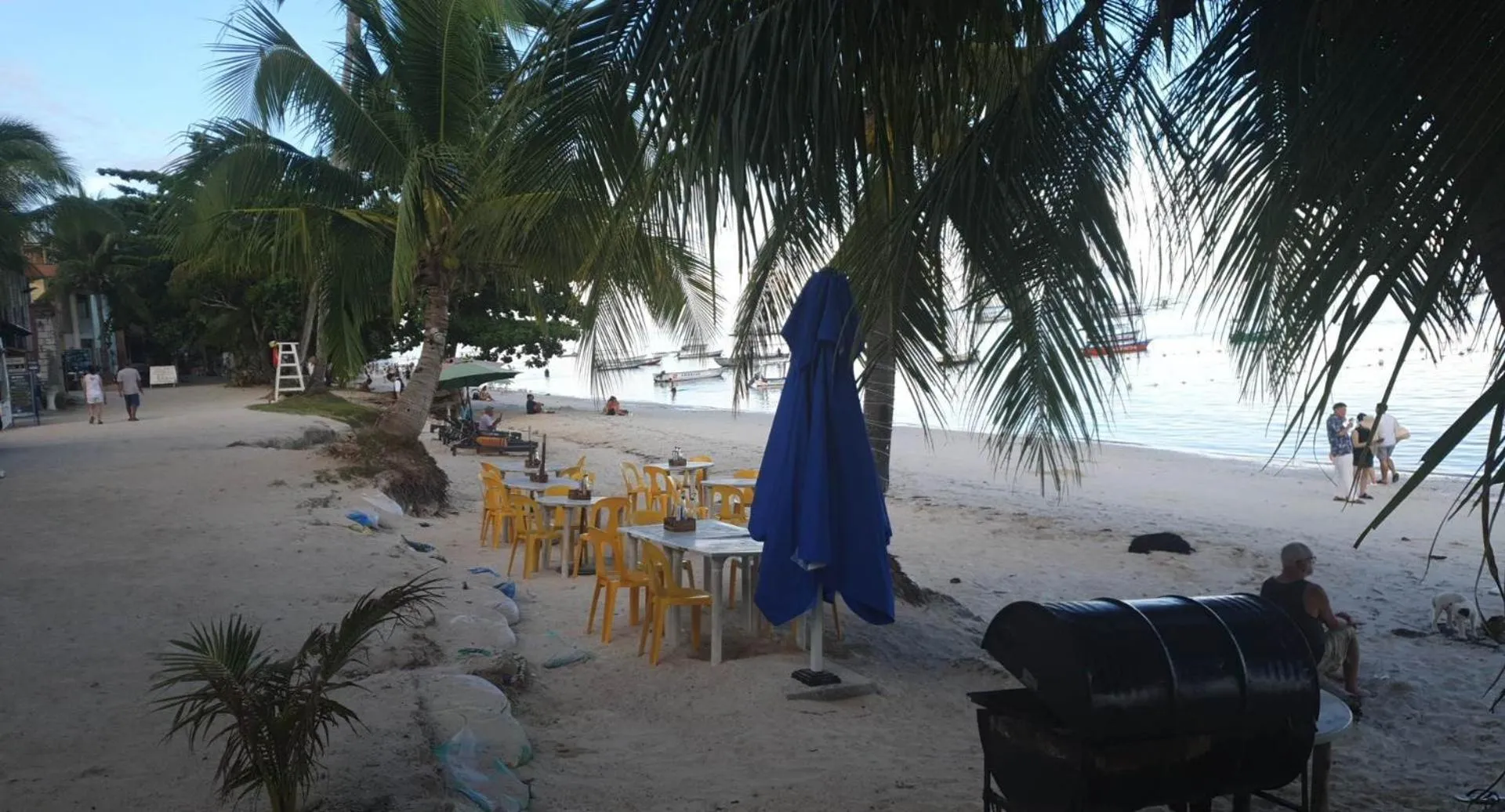 Restaurant/places to eat in birdwatchers beachfront hotel panglao