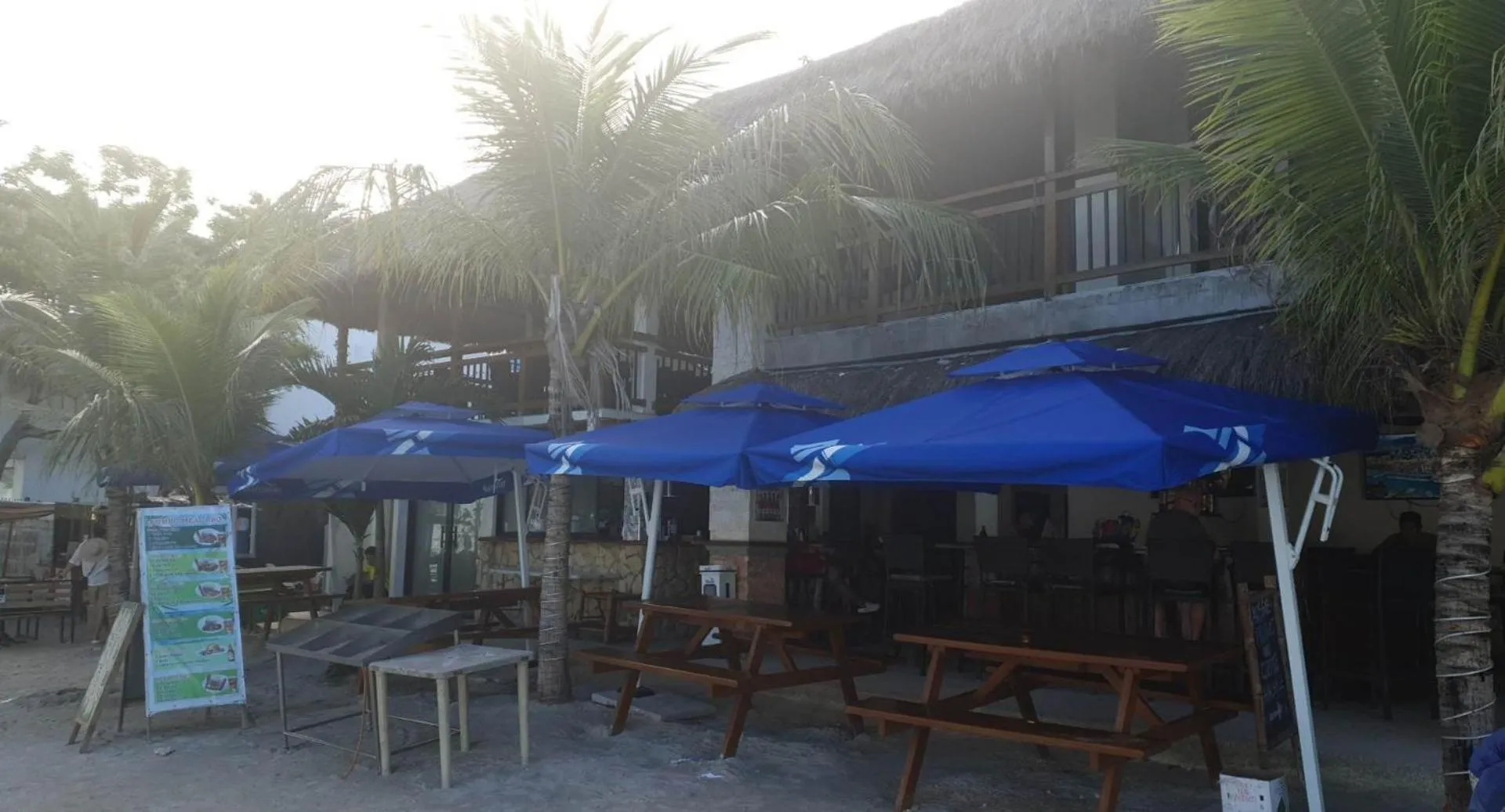 Property building in birdwatchers beachfront hotel panglao