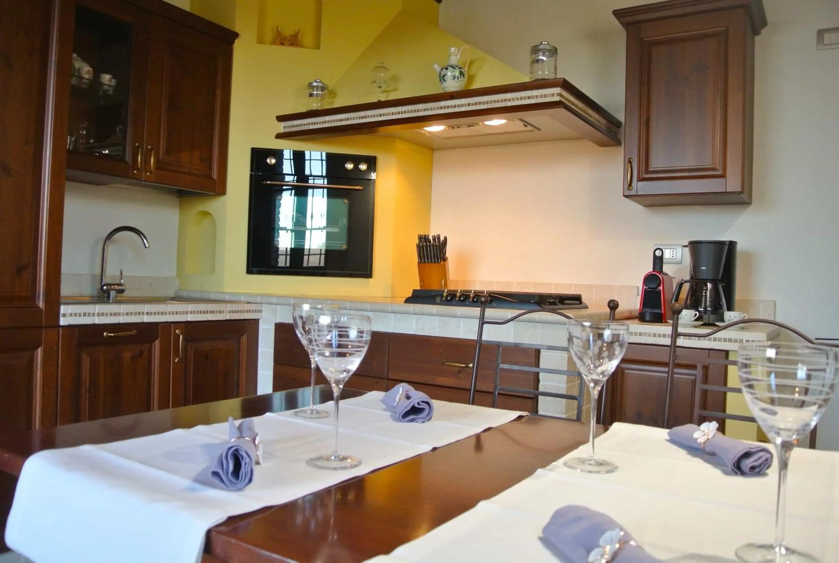 Kitchen or kitchenette in Villa Panorama