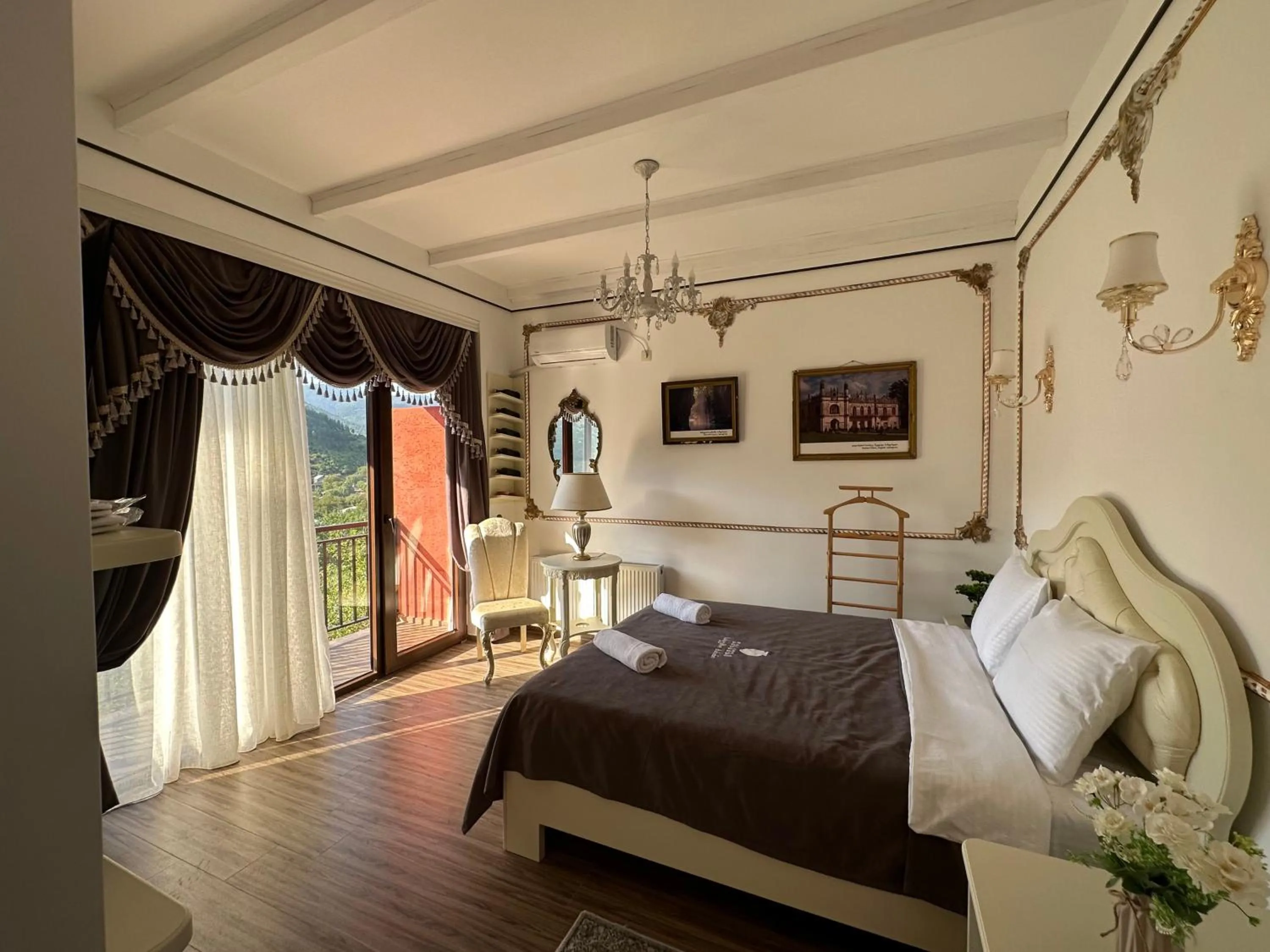 Double Room with Balcony in Pesvebi Design Hotel and Cellar
