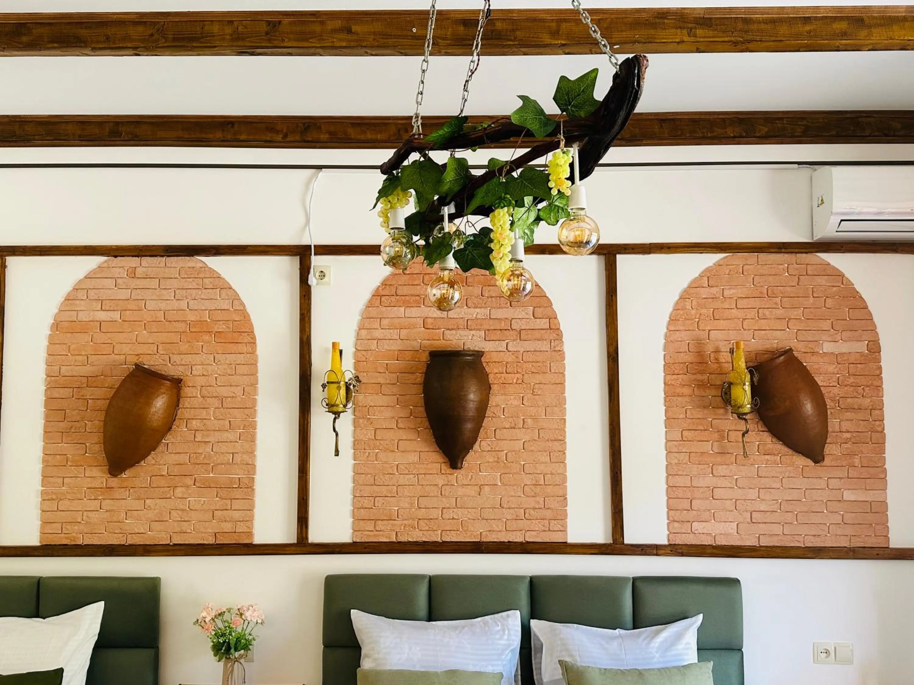 Decorative detail in Pesvebi Design Hotel and Cellar