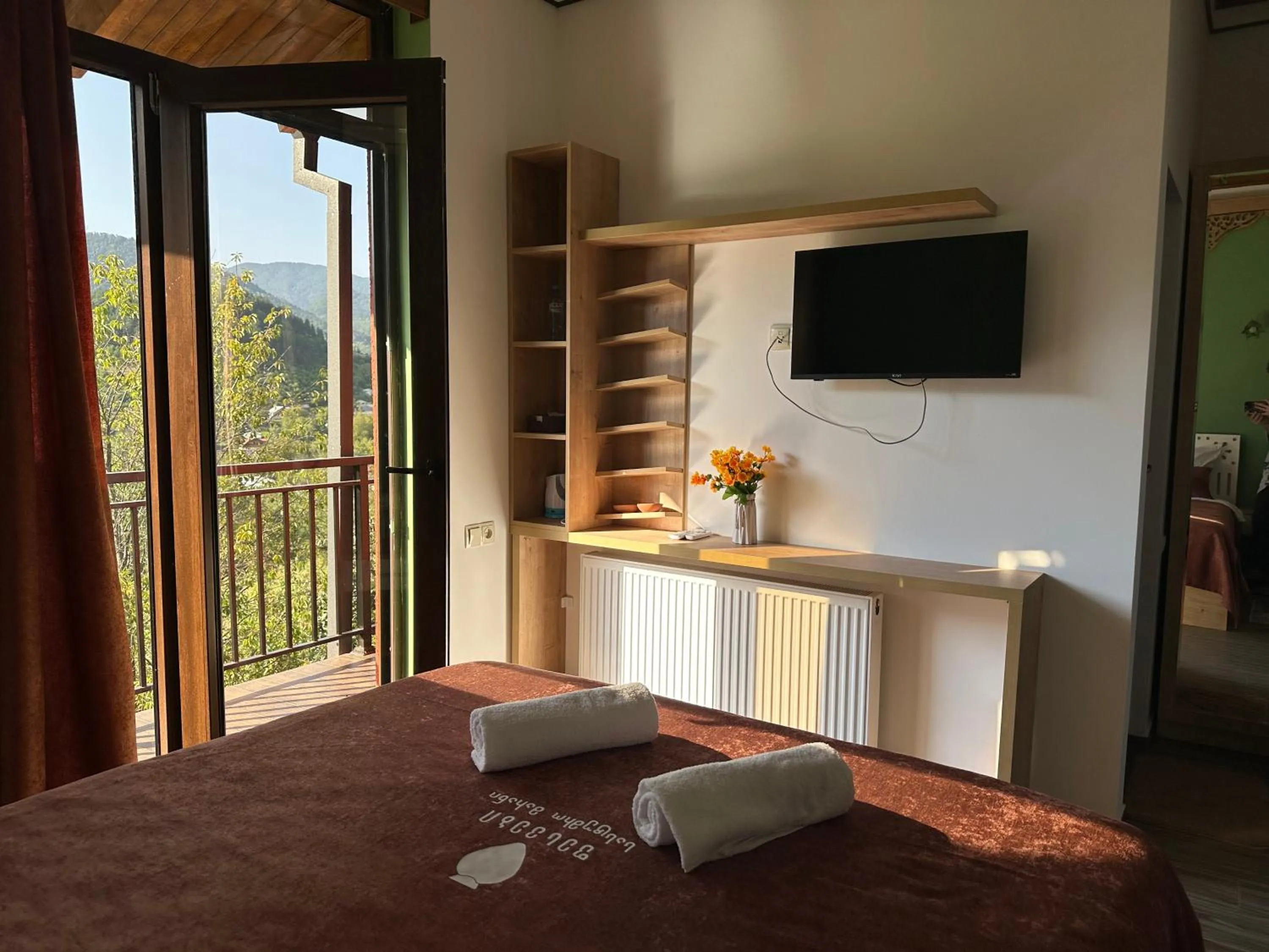 Bedroom, Bed in Pesvebi Design Hotel and Cellar