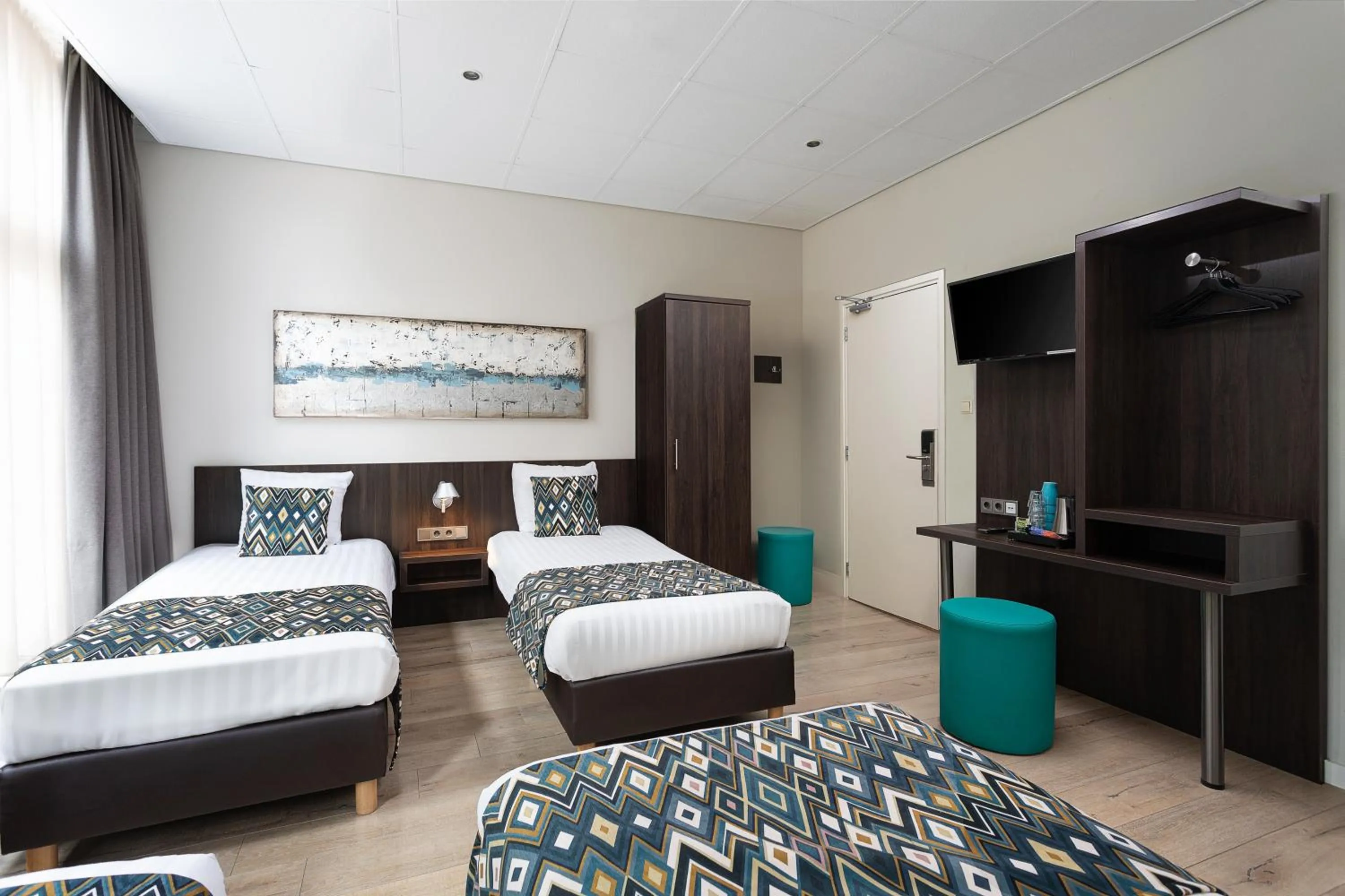 Bed in Hotel Damsquare