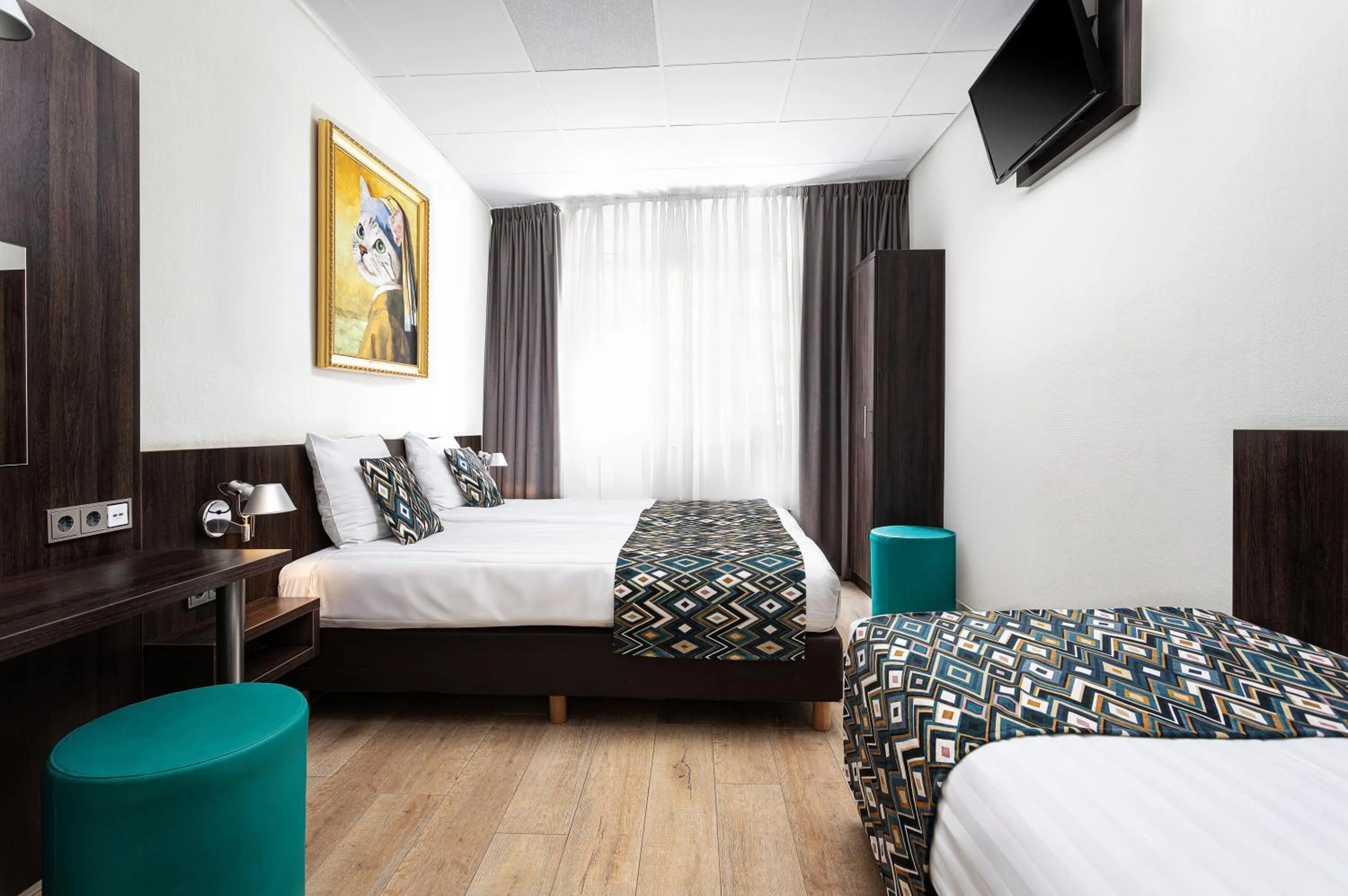 Bed in Hotel Damsquare