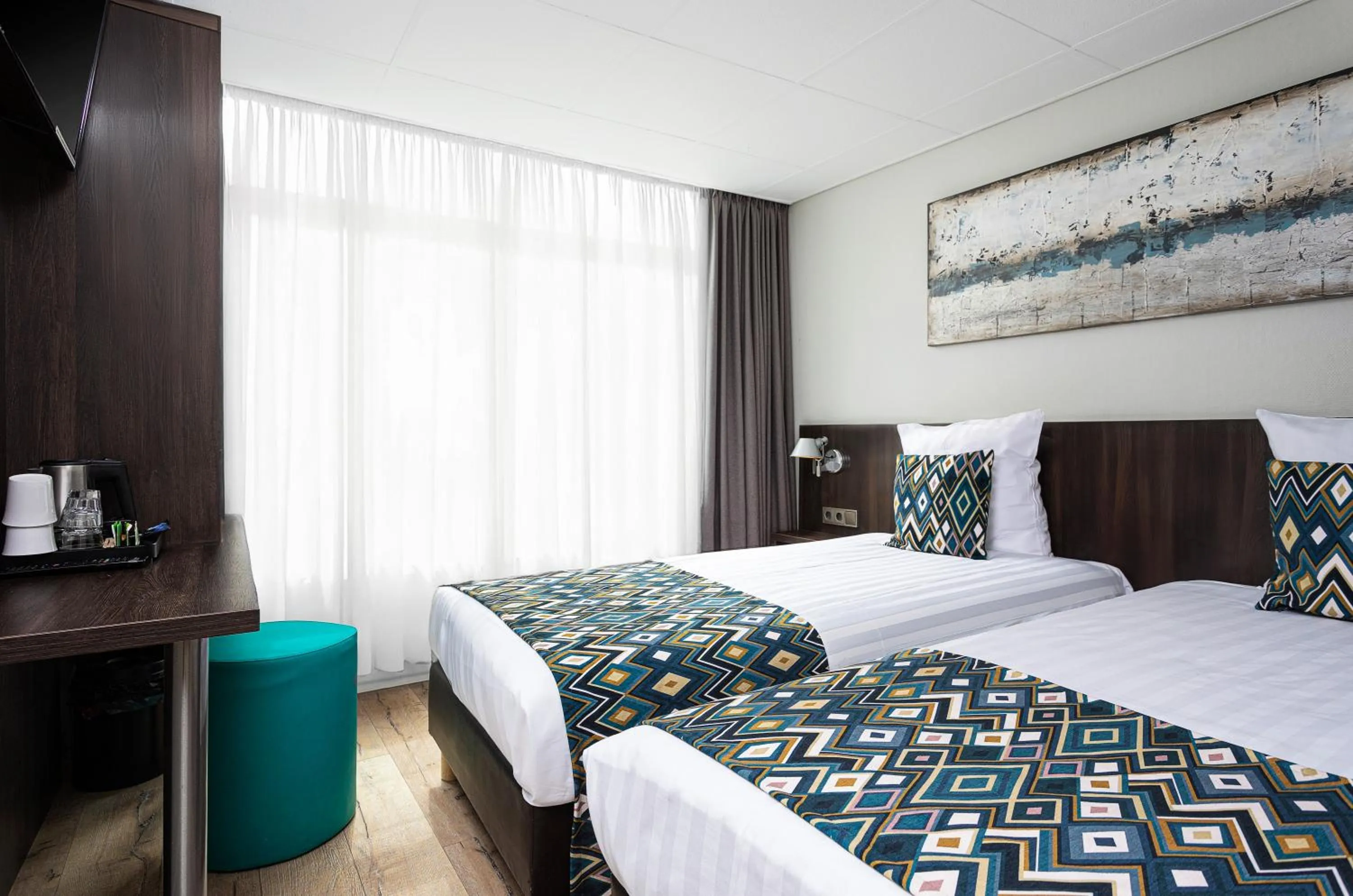 Bed in Hotel Damsquare