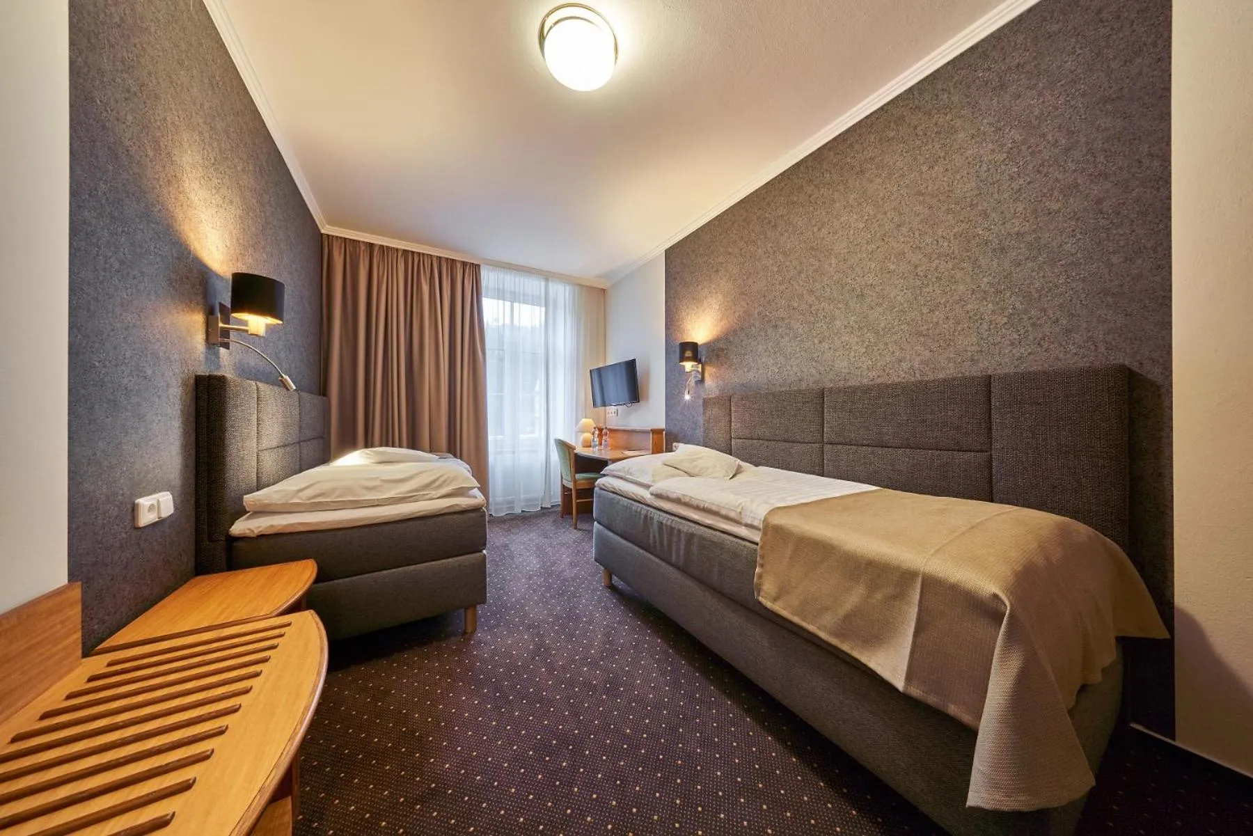 Bed in Hotel Adam Trutnov