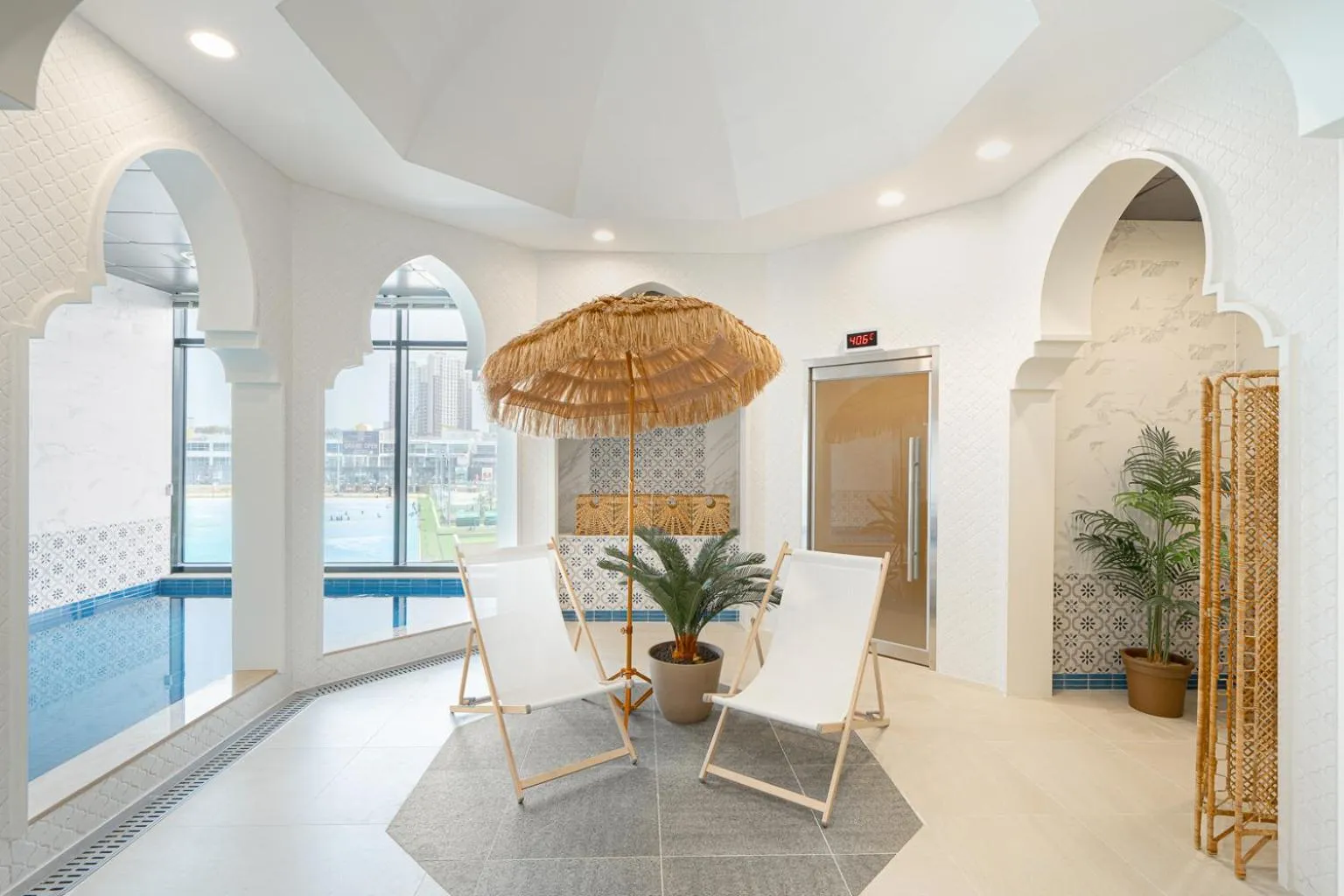 Sauna in Le collective Siheung Wavepark