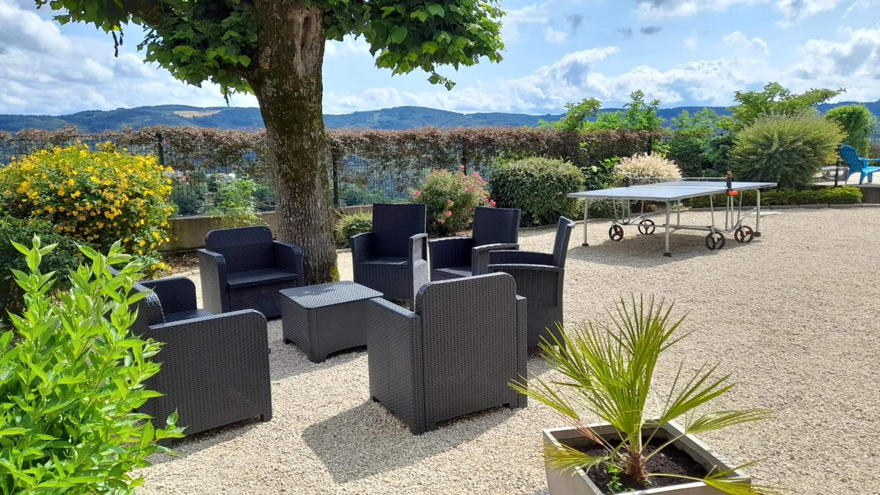 Patio in Les Chambres d'Hôtes Le Triskèle