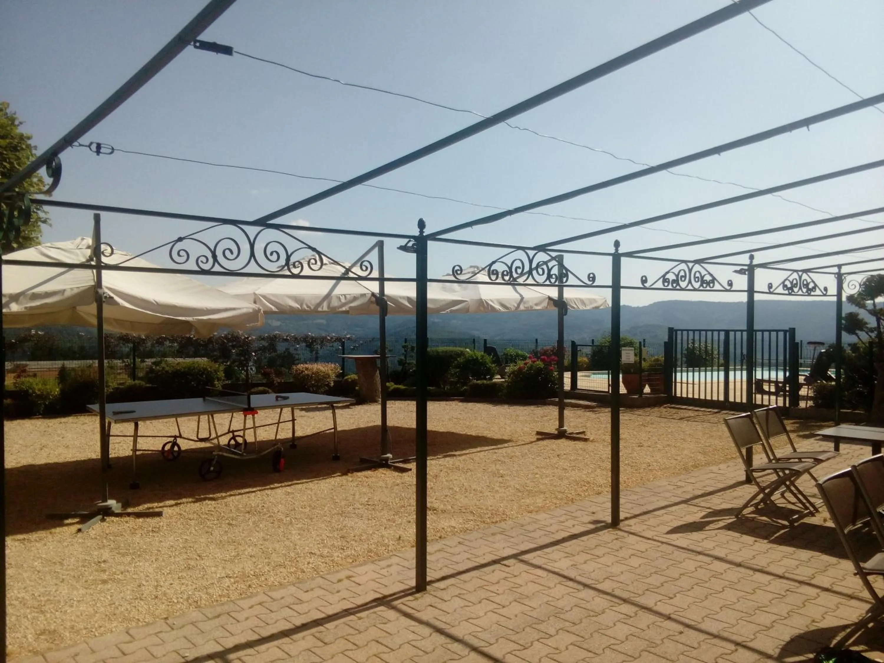 Patio in Les Chambres d'Hôtes Le Triskèle