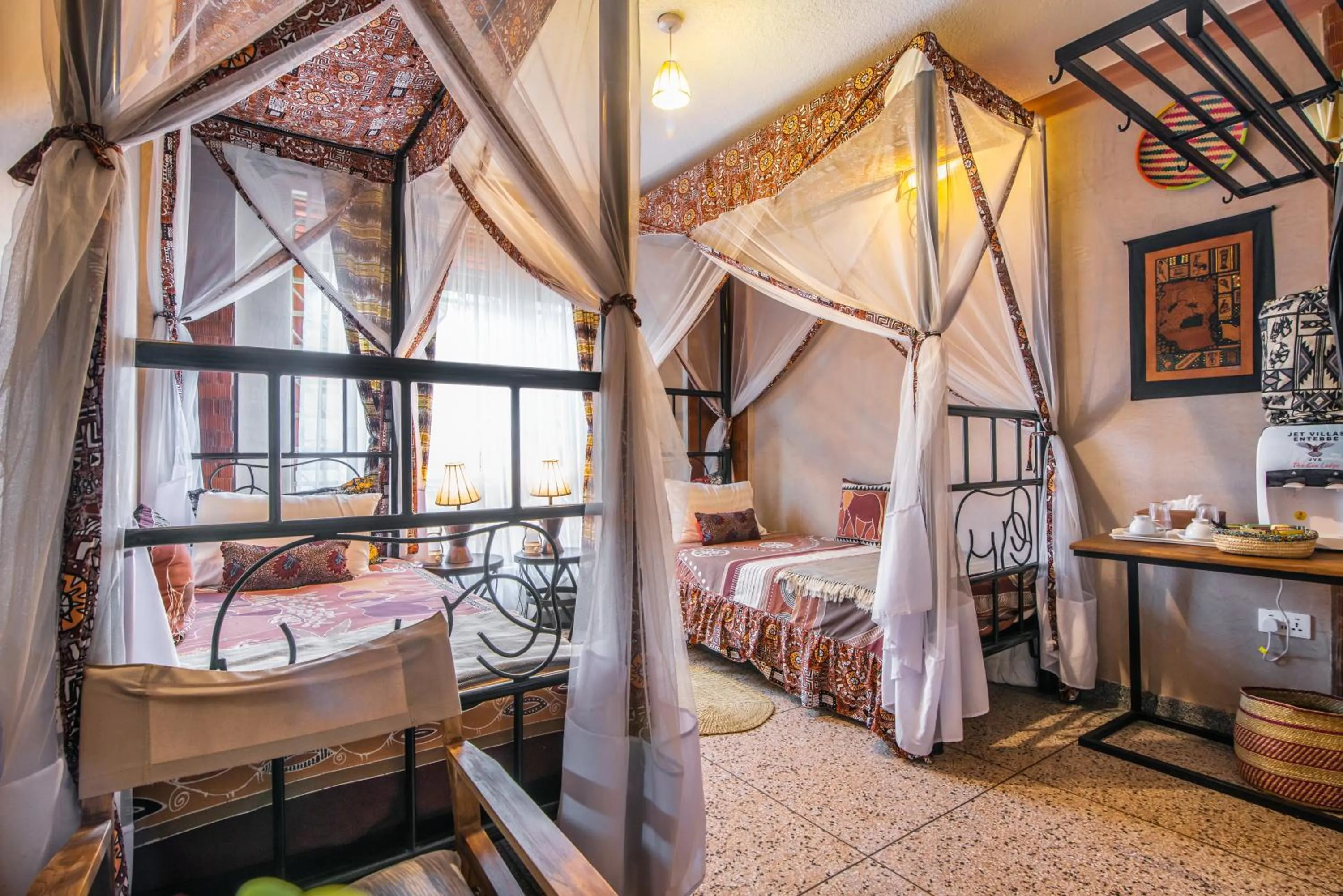 Bed in JET VILLAS ENTEBBE ( JVE )