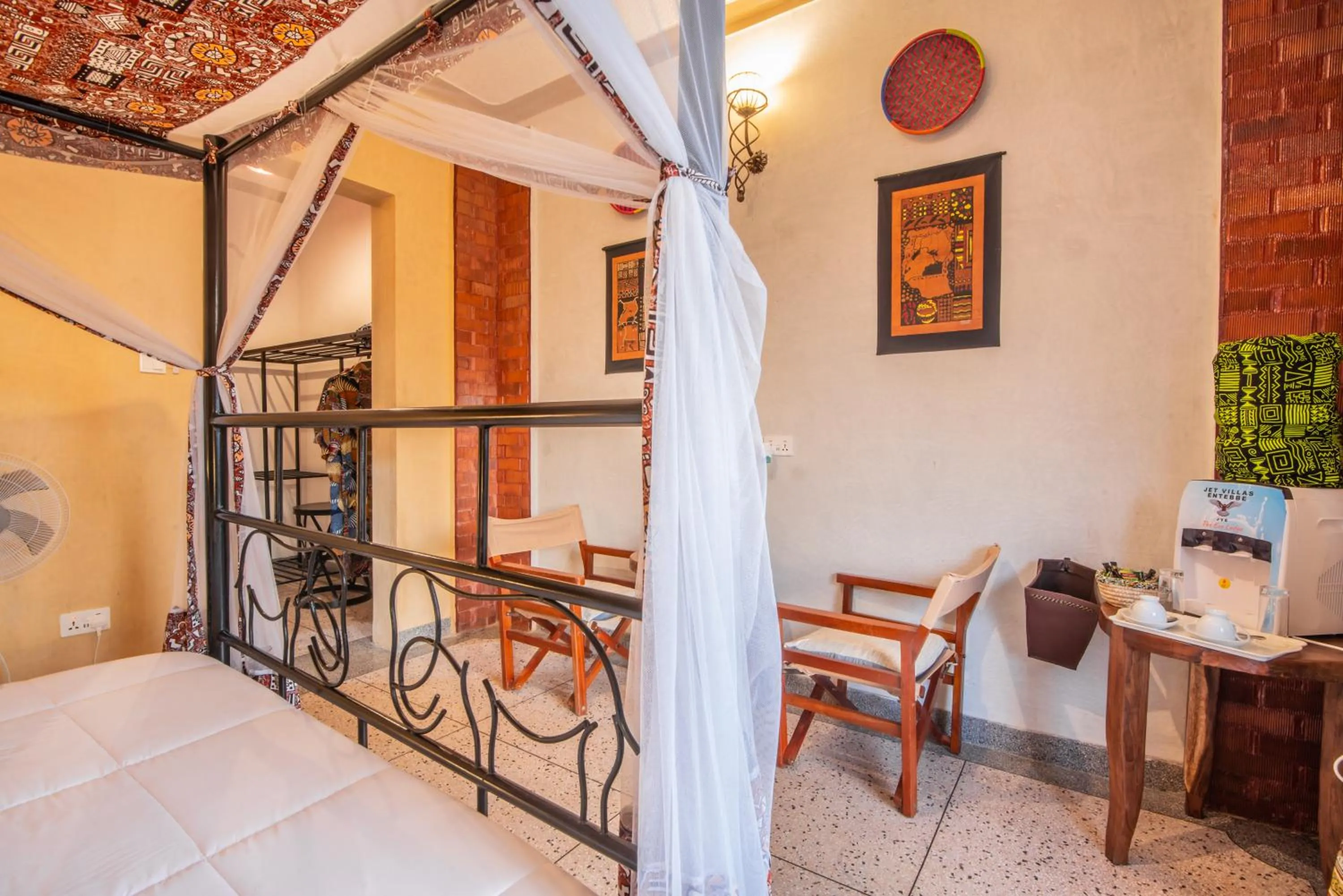 Bed in JET VILLAS ENTEBBE ( JVE )