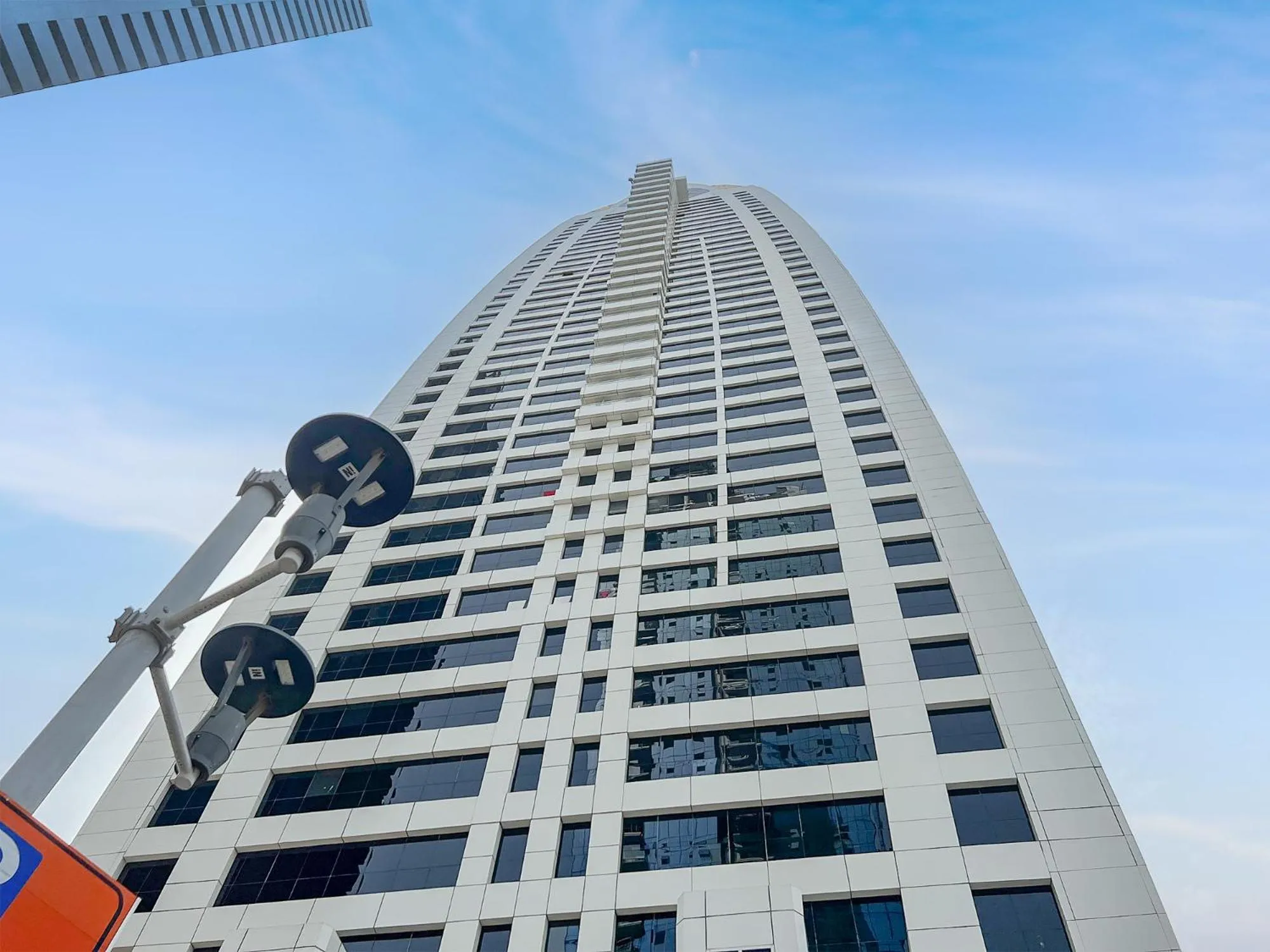 Property building in Cosmos Living Dubai Arch Tower Pool, Gym & Balcony