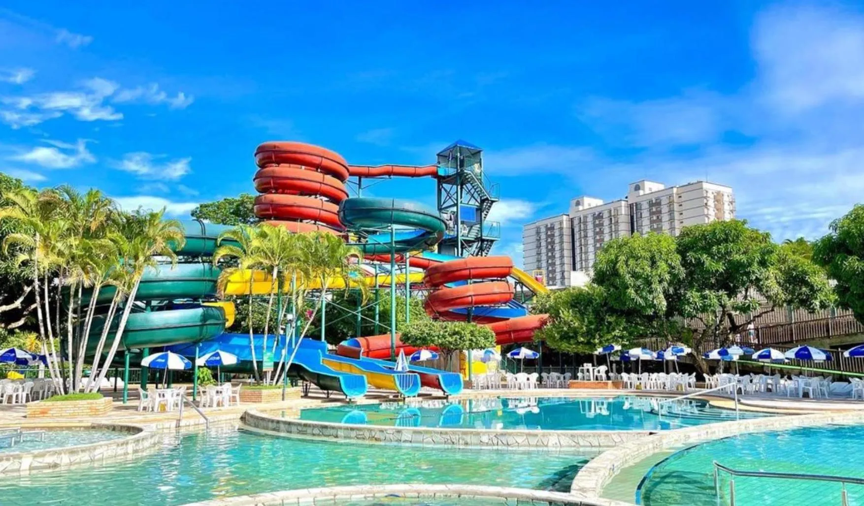 Aqua park in Spazzio Diroma Hospedagem com acesso gratuito no Acqua Park