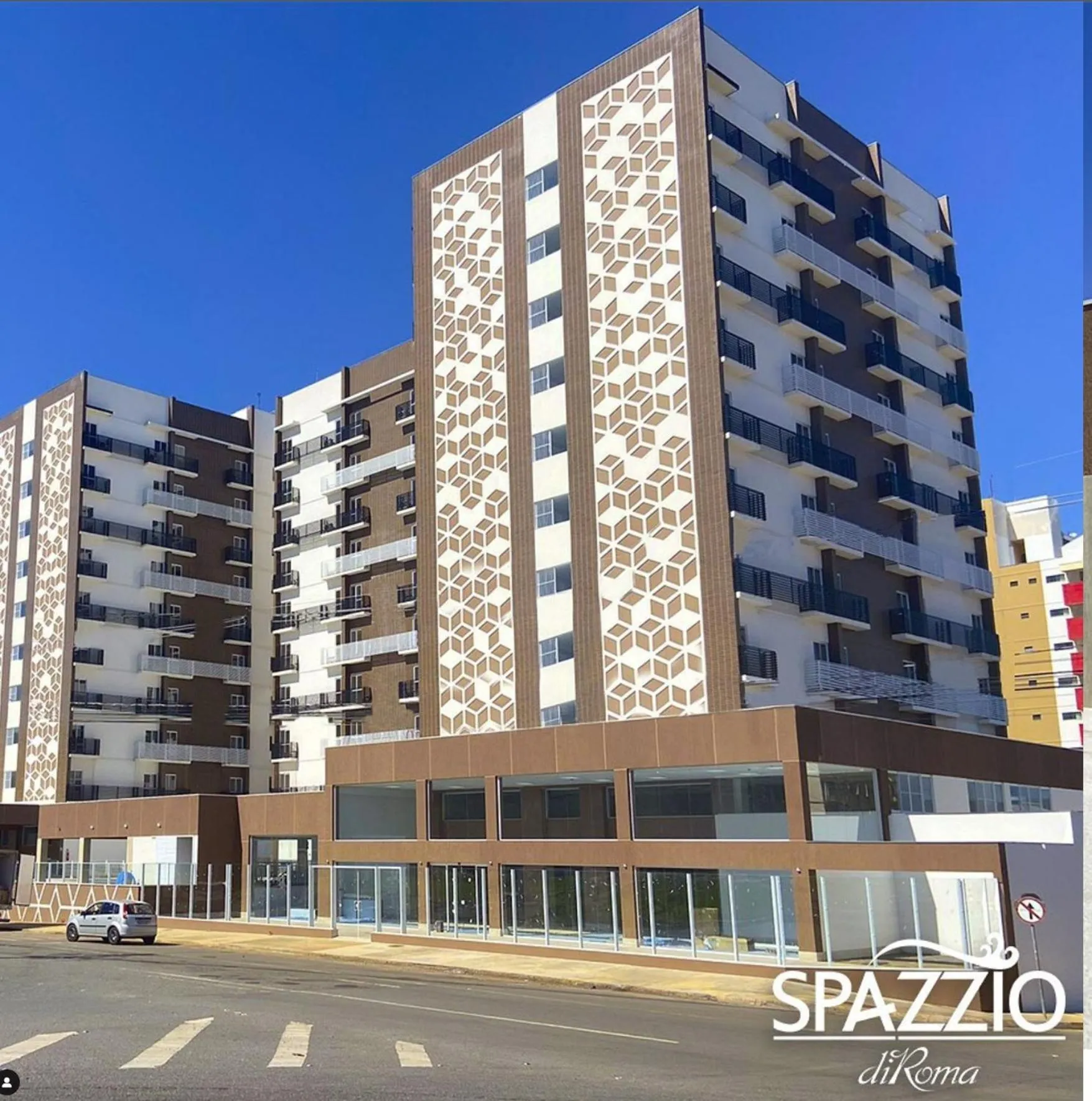 Property building in Spazzio Diroma Hospedagem com acesso gratuito no Acqua Park